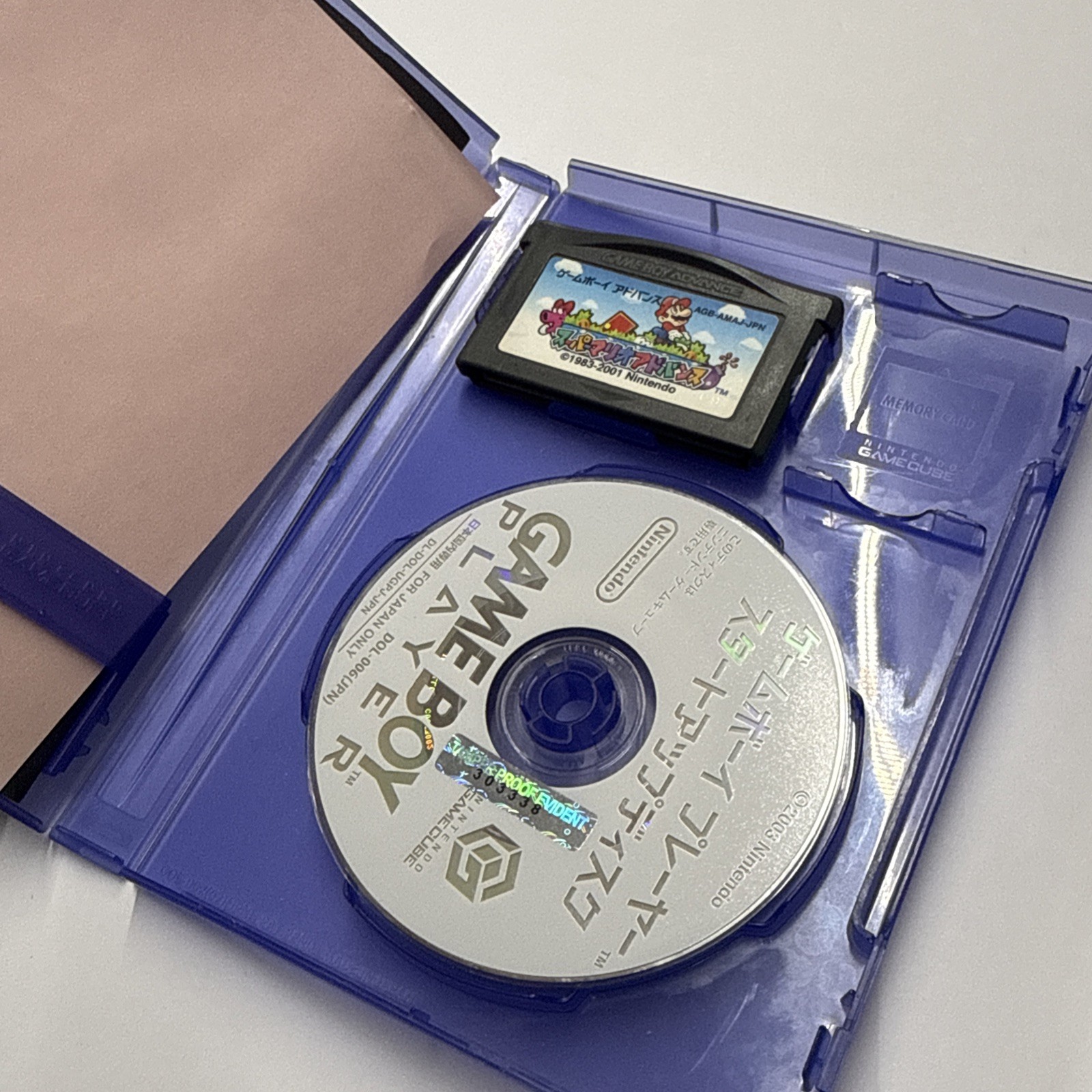 GameCube – Nintendo GameBoy Adaptor Gba – Silver *JAPAN* Tested With Disc #2942