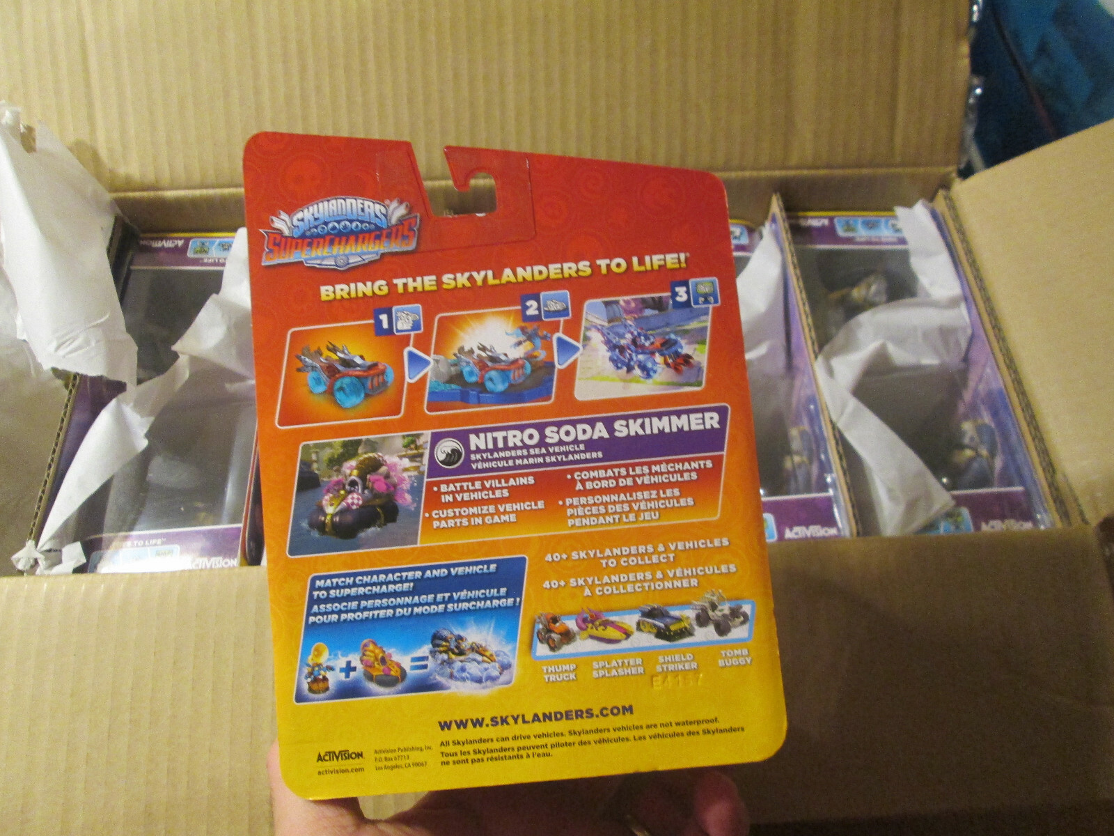 Skylanders SuperChargers NITRO SODA SKIMMER MAGIC VEHICLE EXCLUSIVE TARGET NEW