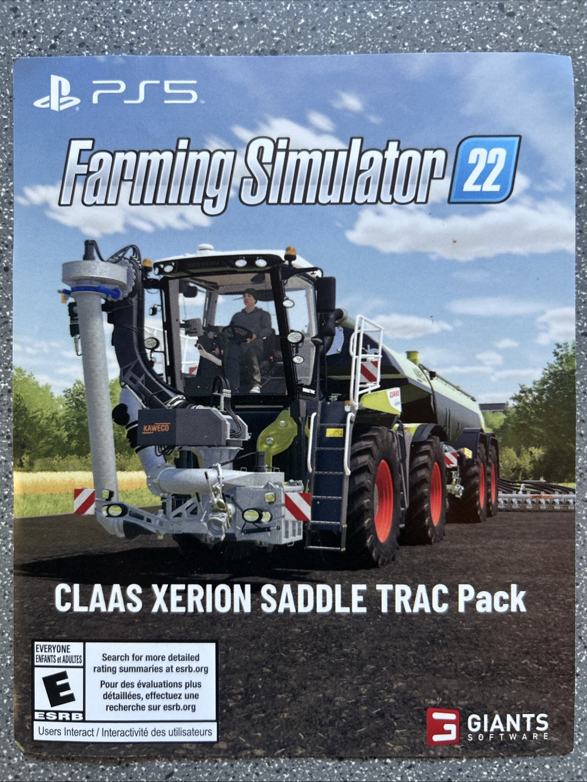 Farming Simulator 22 Claas Xerion Saddle Trac Pack DLC Add-on Playstation 5 PS5