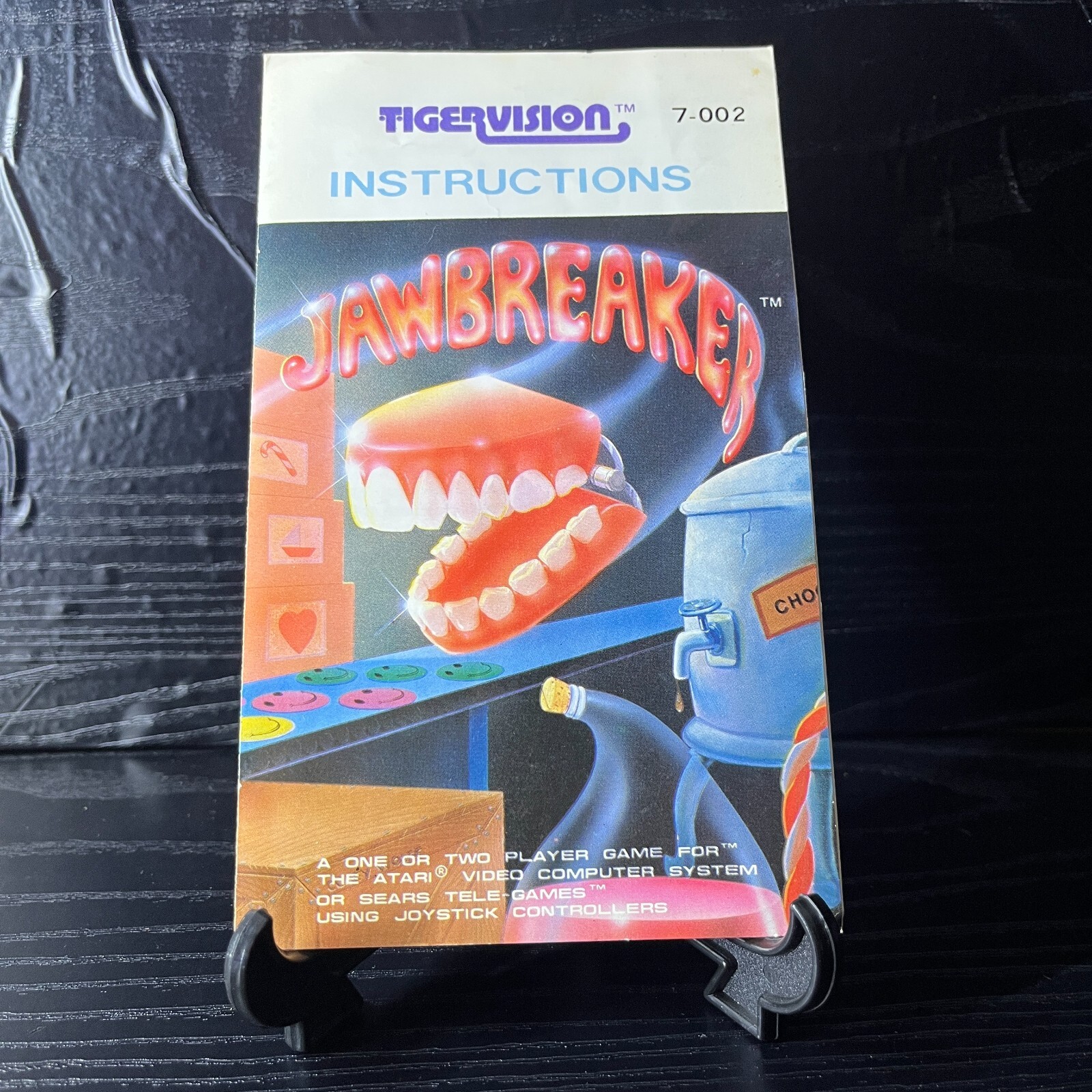 Jawbreaker – (Atari 2600, 1982) Instruction Booklet Manual