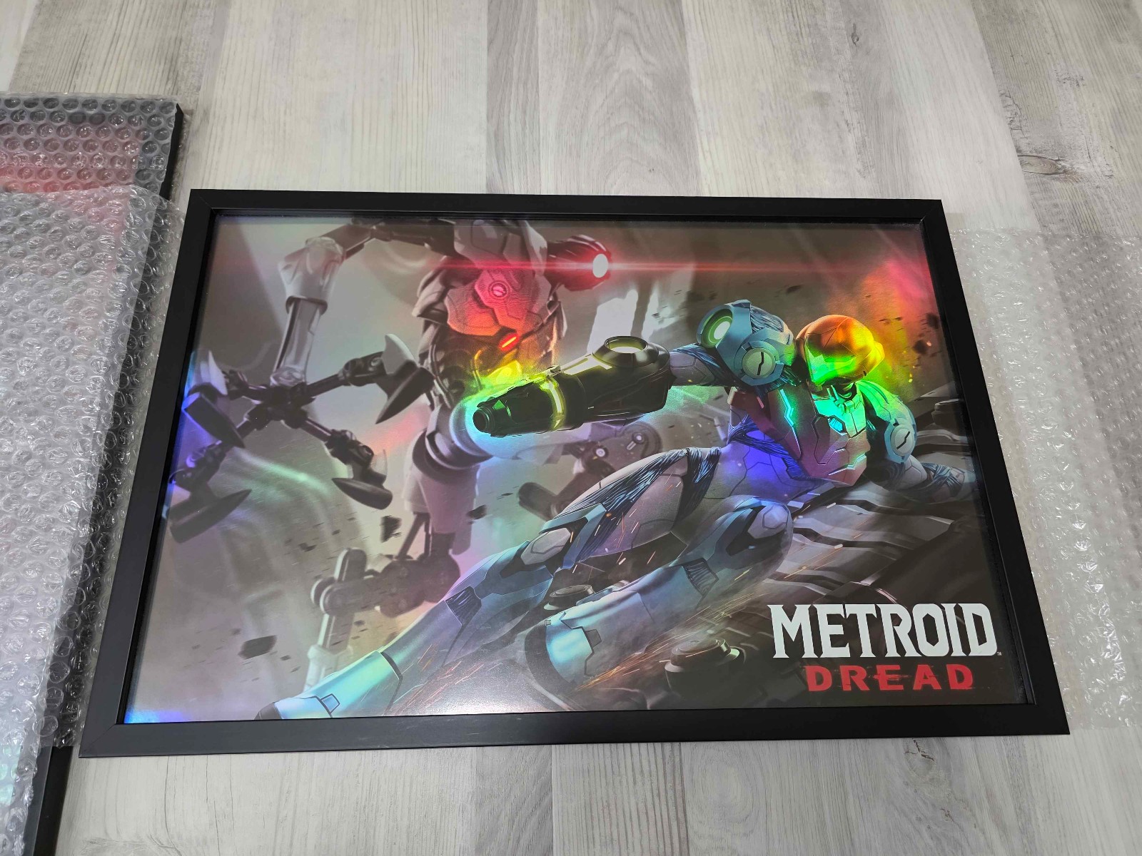 Nintendo Metroid Dread Framed Holographic Poster Set of 2 – My Nintendo Rewards