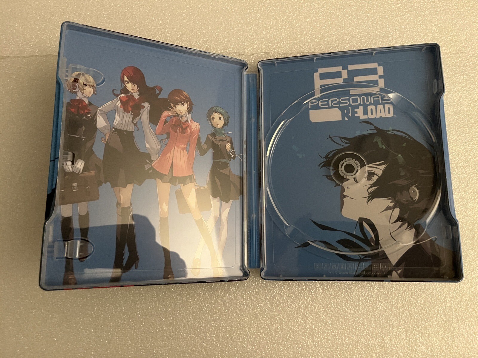 Persona 3 Reload Custom-Made G2 Steelbook Case PS4/PS5/XBOX (NO GAME)