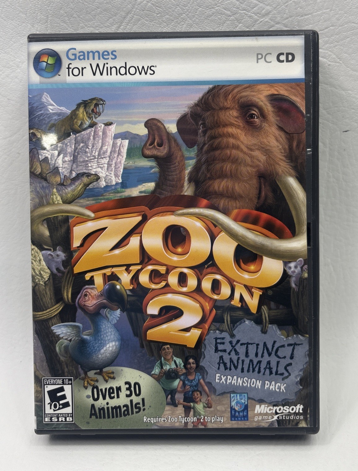 ZOO TYCOON 2 EXTINCT ANIMALS EXPANSION MICROSOFT WINDOWS PC GAME 2007