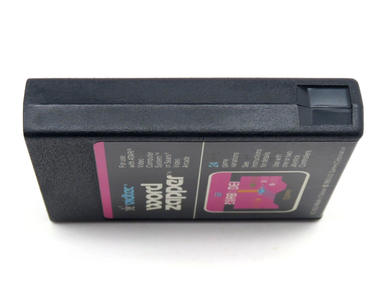 Word Zapper (Atari 2600, 1982) By US Games Vidtec (Box, Cartridge & Manual) NTSC