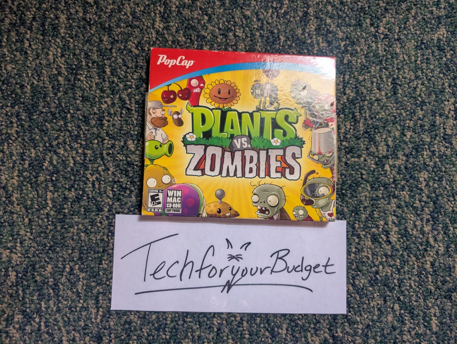 PopCap Plants Vs Zombies CD-ROM for Windows Mac New Sealed Rare