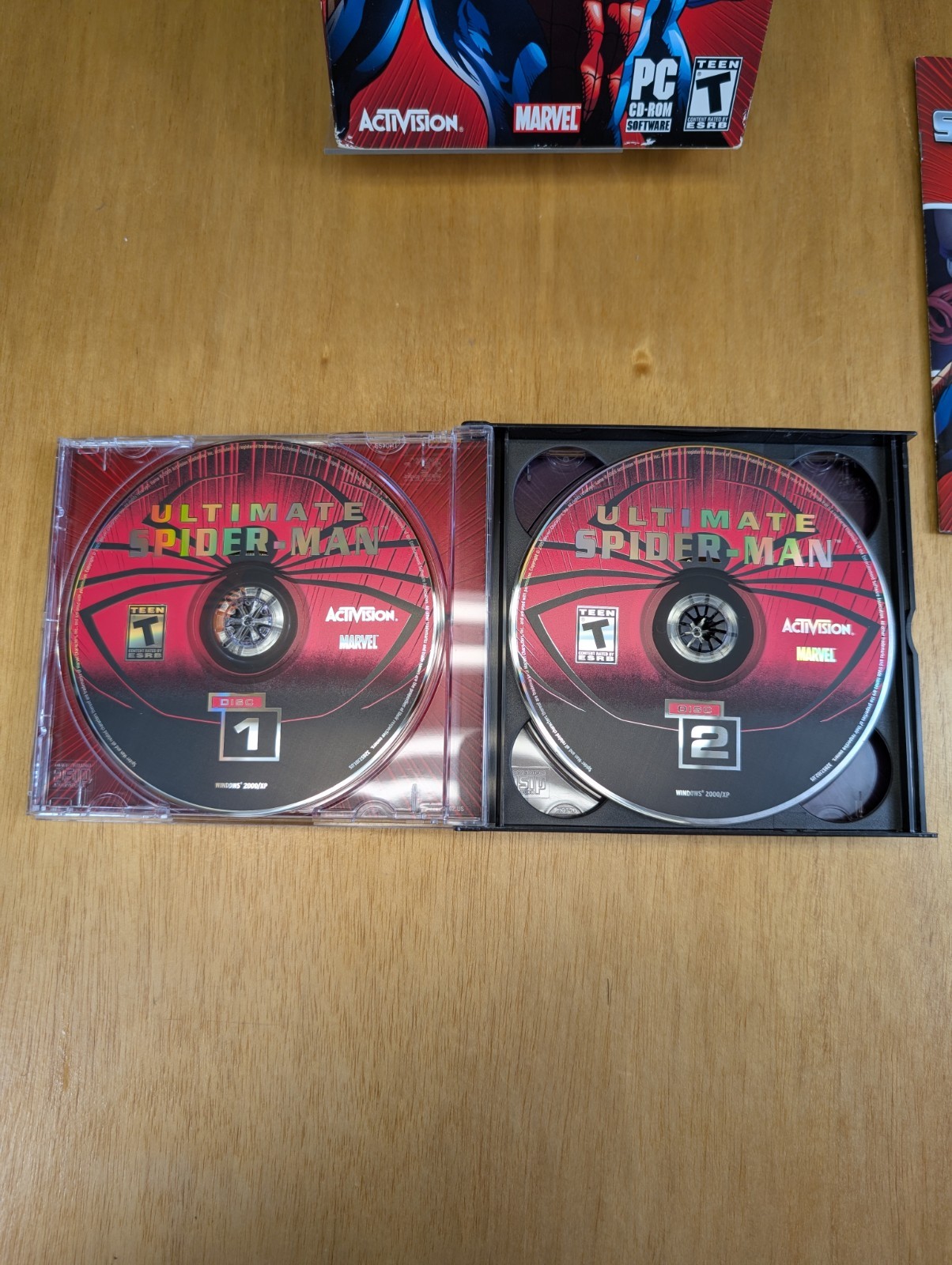 Ultimate Spider-Man Activision Marvel Jewel Case PC 2005 W/ Box * Clean Discs *