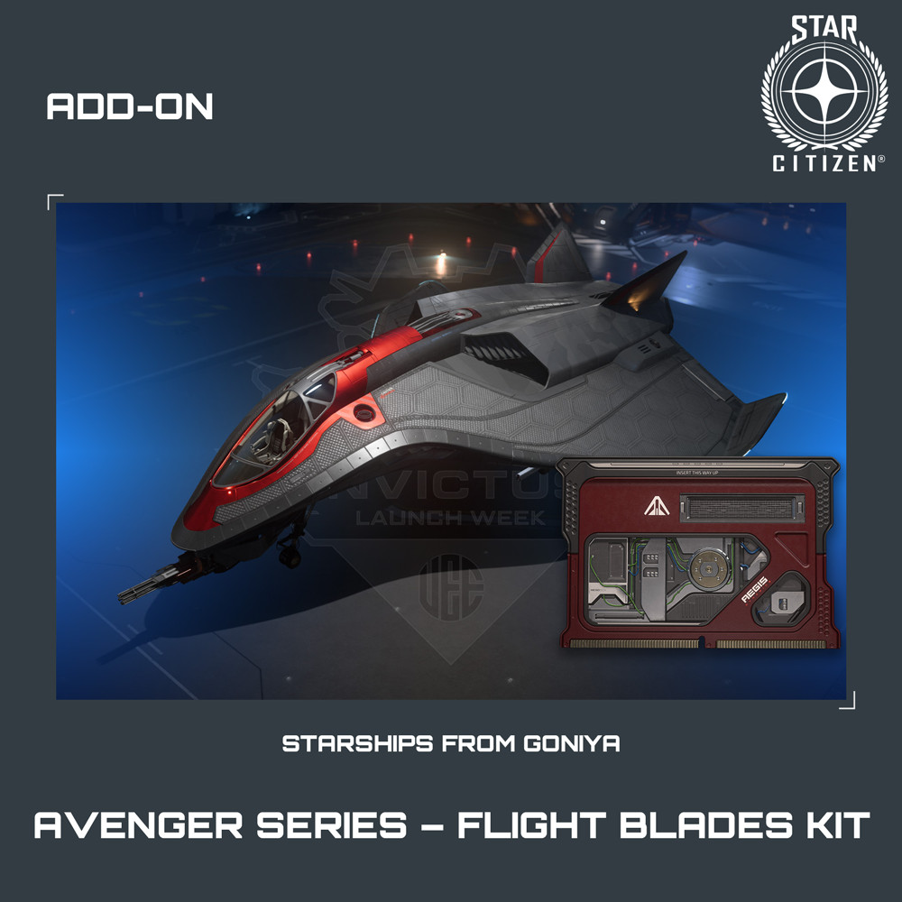 STAR CITIZEN – ADD-ONS – AVENGER SERIES – FLIGHT BLADES KIT