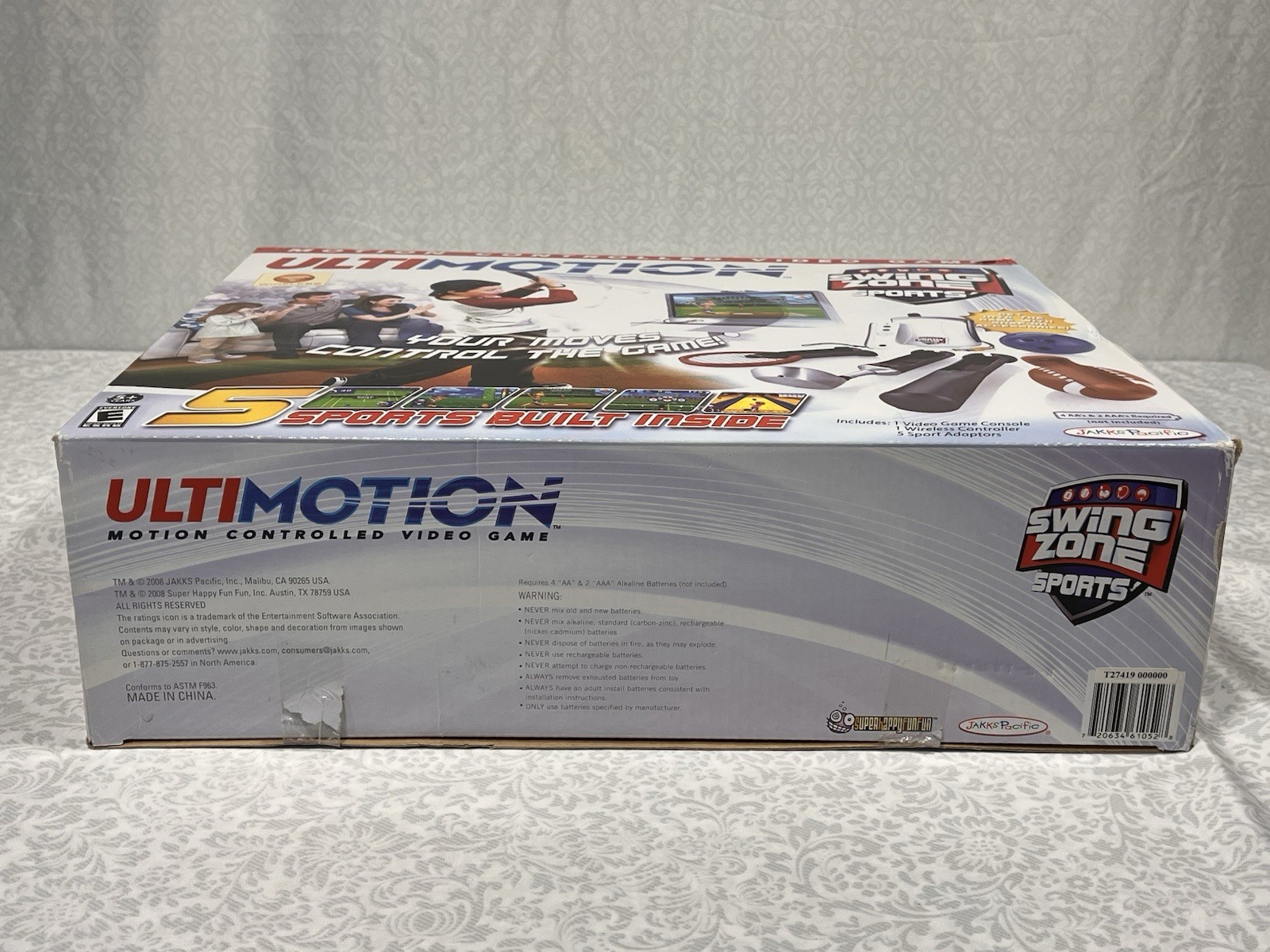 Jakks Pacific UltiMotion SWING ZONE SPORTS 5-Sport Video Game Wireless Motion