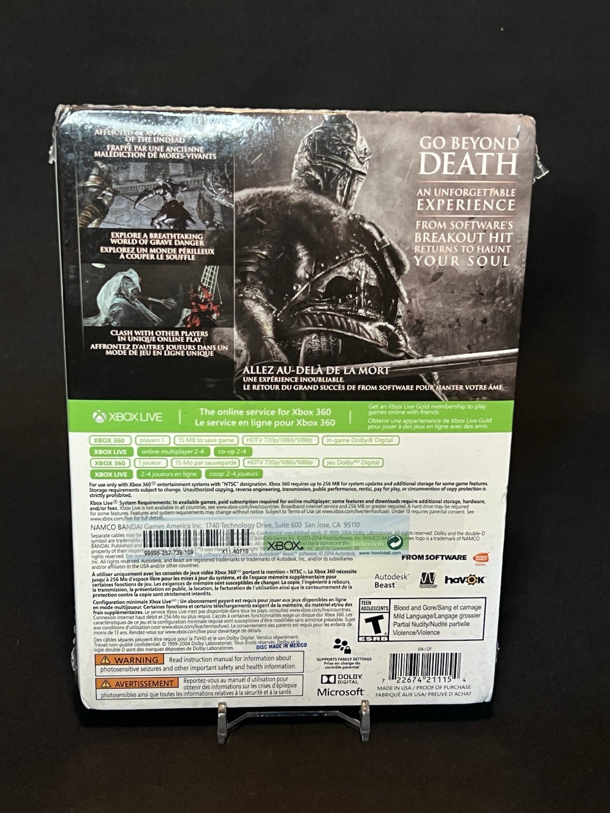 Dark Souls II — Black Armor Edition (Microsoft Xbox 360, 2014)
