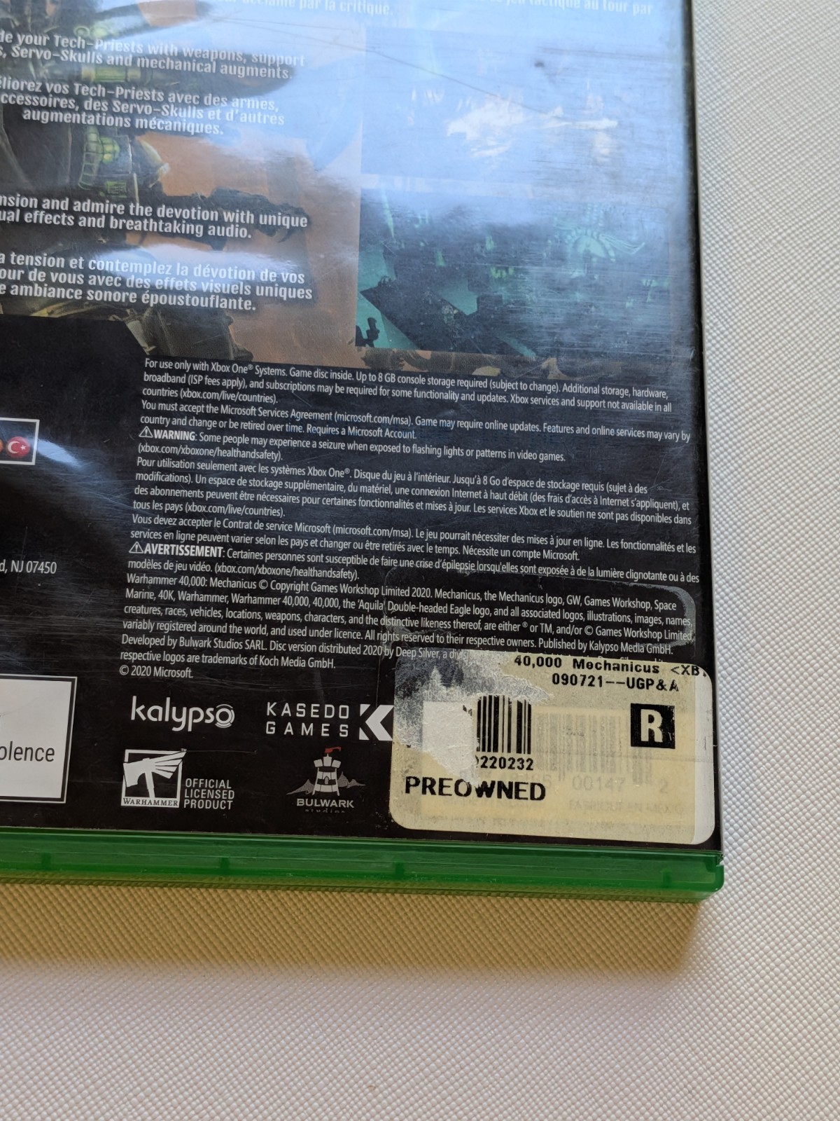 Warhammer 40K: Mechanicus (Microsoft Xbox One, 2018) Complete CIB – Tested