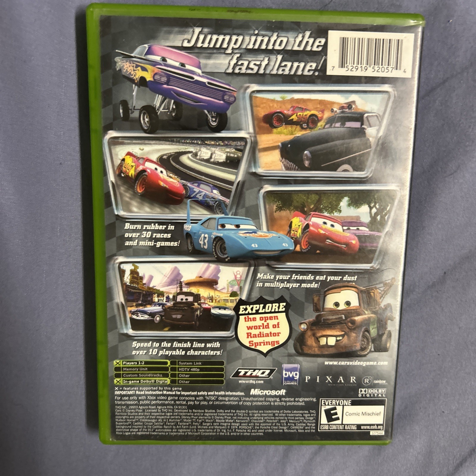 Cars – Original Xbox Game