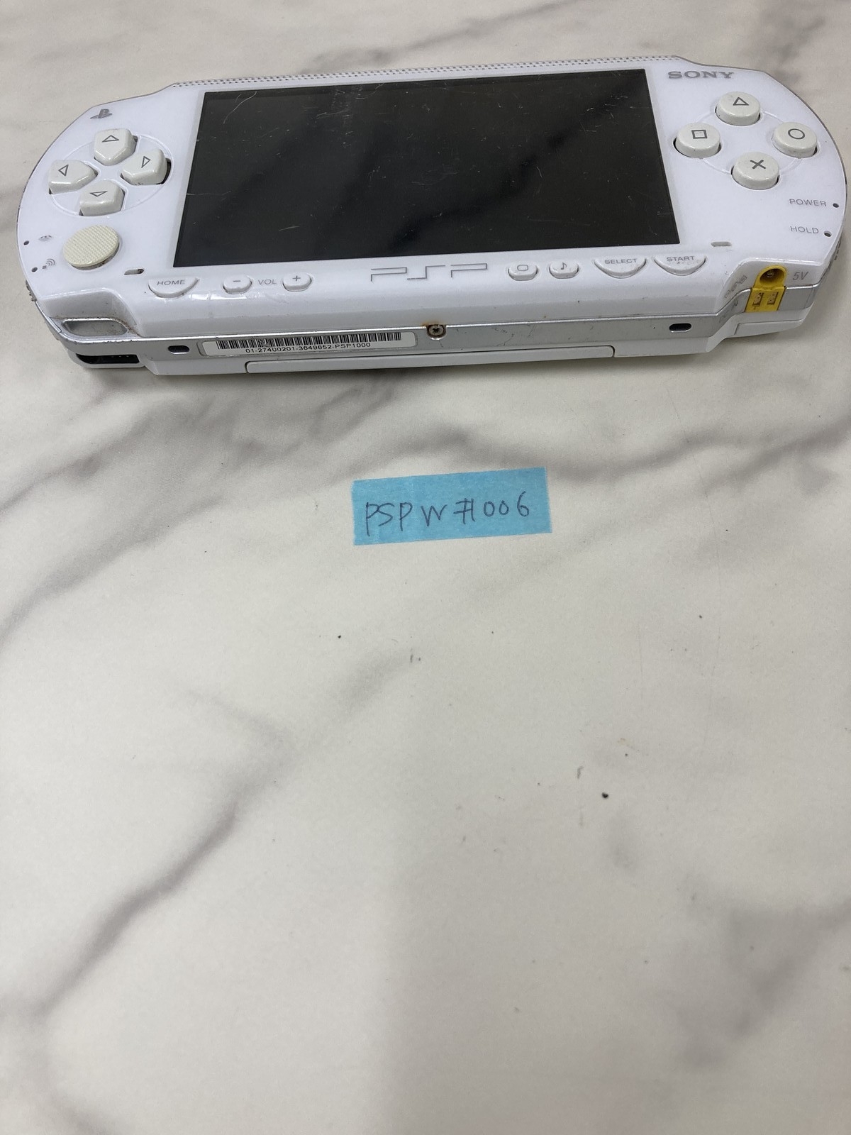 Used White PSP-1000 Console only | Tested | US Shipping | PSPW#006