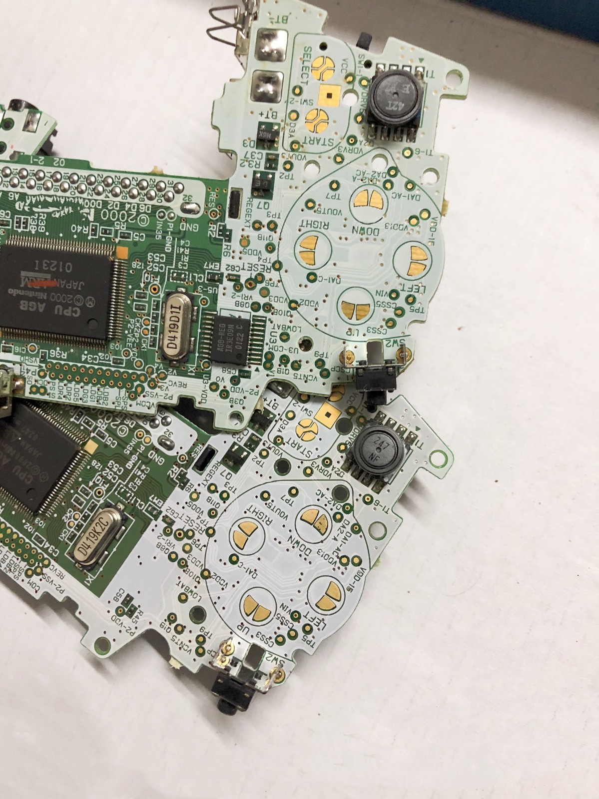 Original Pulled Motherboard for GBA Mainboard for Gameboy Advance 32Pin / 40Pin
