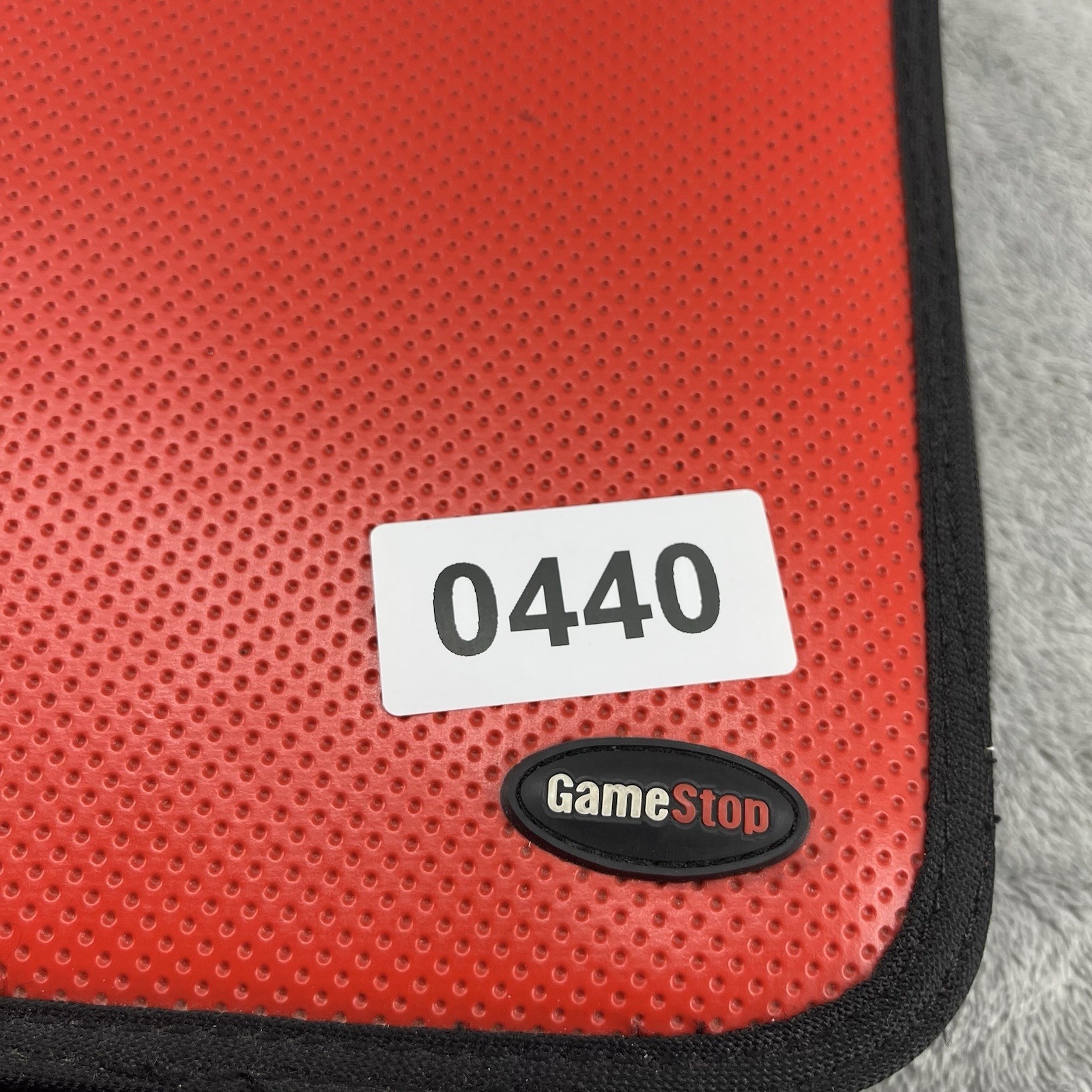 Vintage GameStop Storage Case Game Boy Games Red Black
