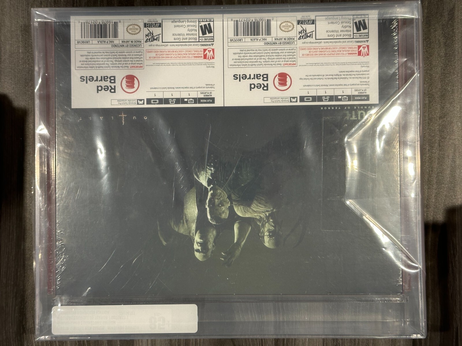 Outlast Bundle of Terror Murkoff Briefcase Nintendo Switch Sealed GRADED VGA 85+