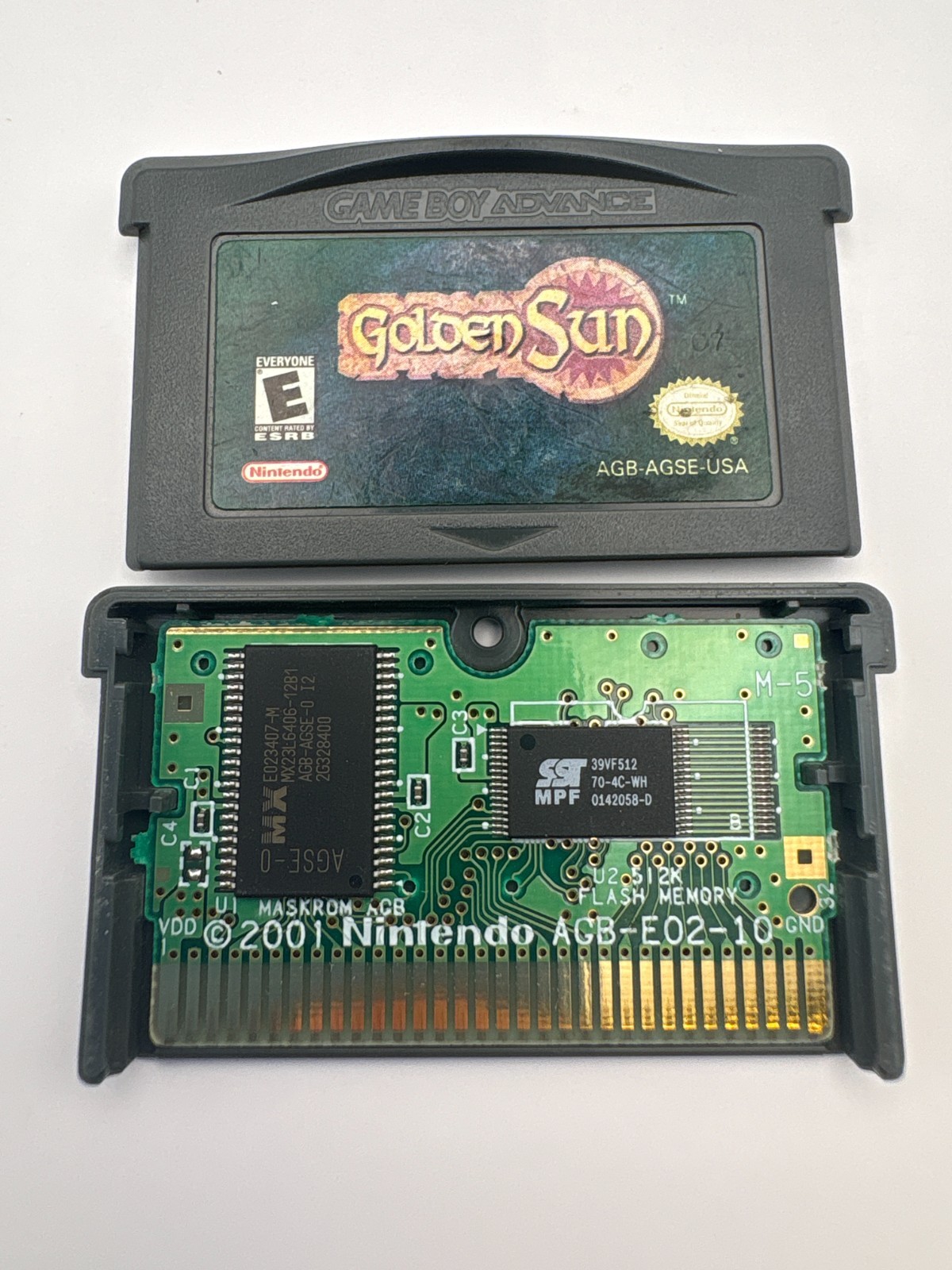Golden Sun Nintendo Game Boy Advance Cartridge Verified Authentic – Saves Tested