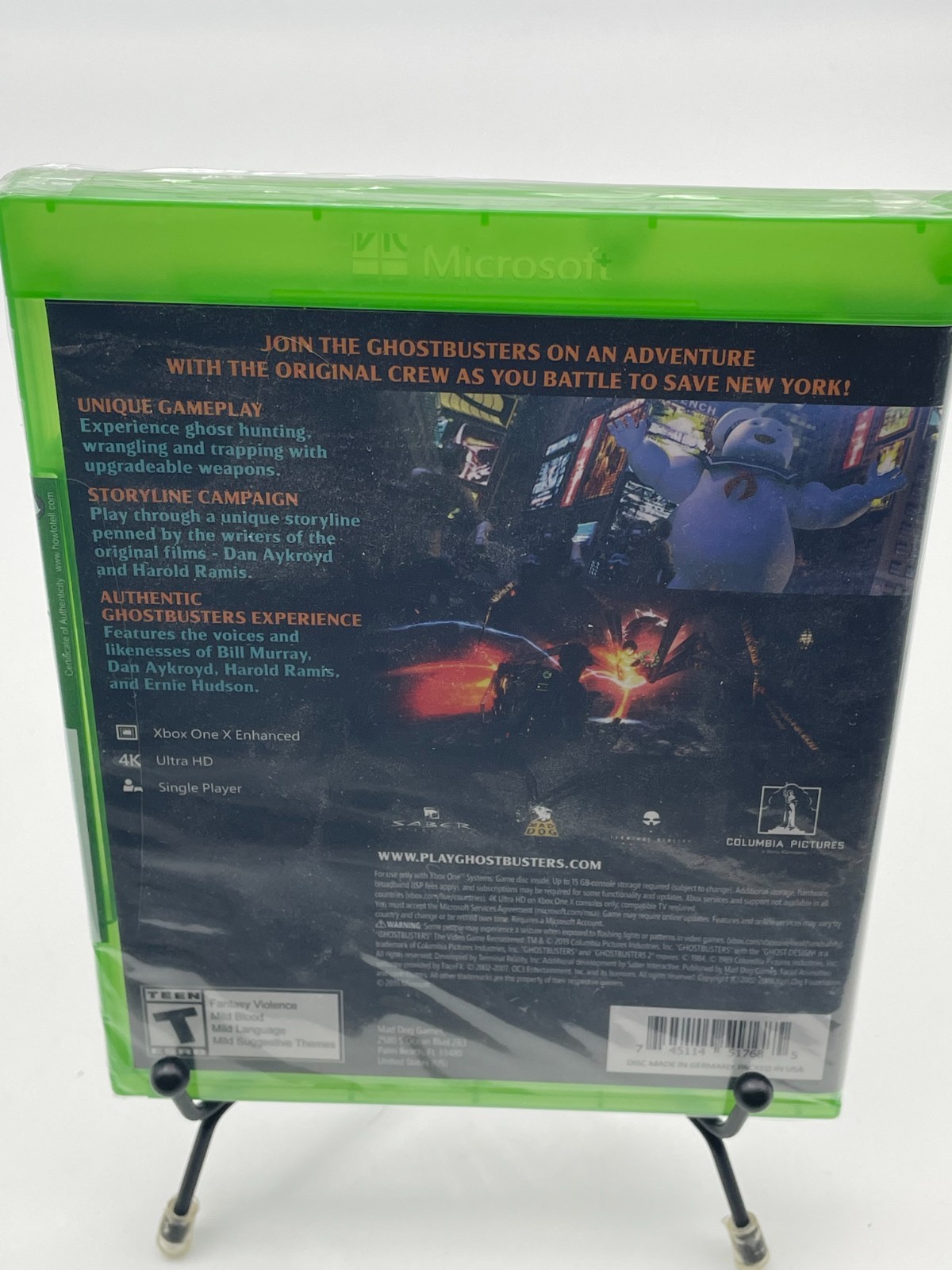 GHOSTBUSTERS THE VIDEO GAME REMASTERED XBOX ONE New sealed