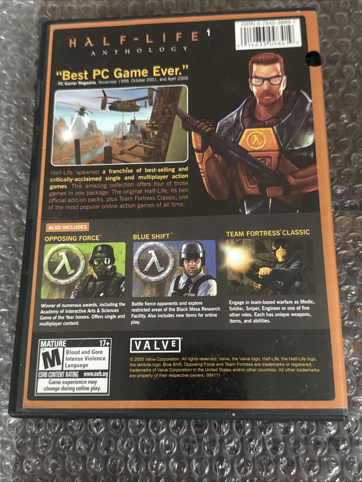 Half-Life 1 Anthology – PC – Video Game – VERY GOOD