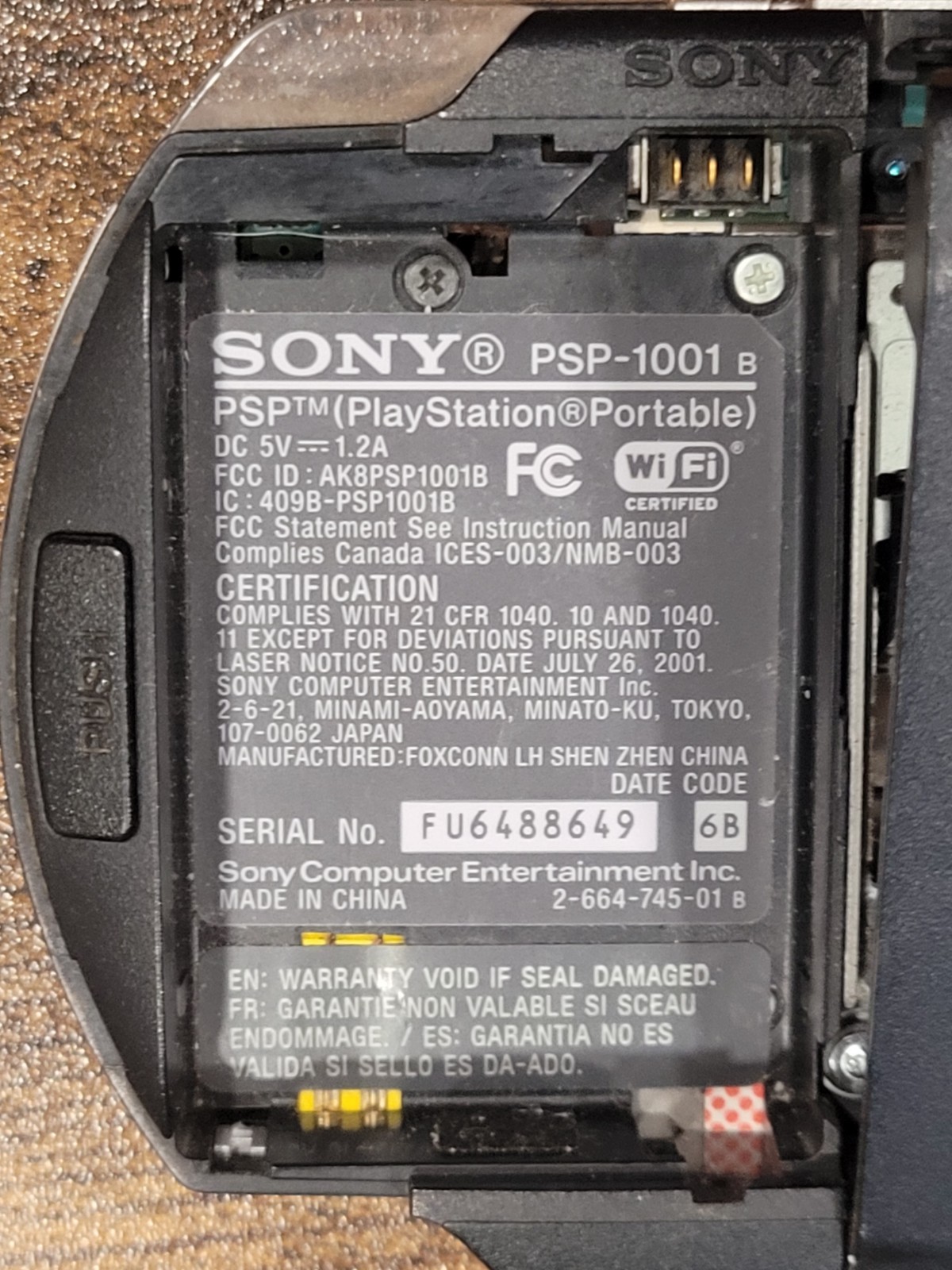 2 Sony PSP 1001 Handheld Consoles For Parts Or Repair AS IS No Battery
