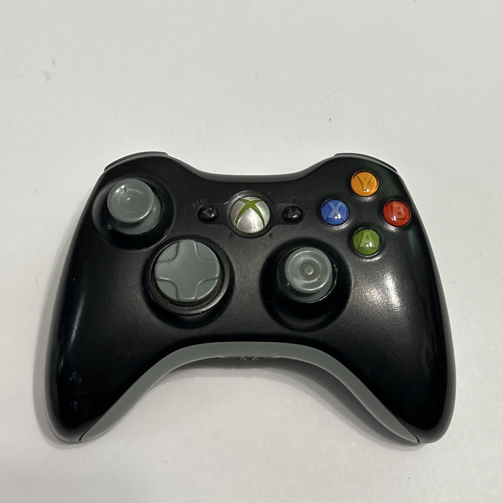 Microsoft WC01 Xbox 360 Wireless Controller – Black & Grey Tested