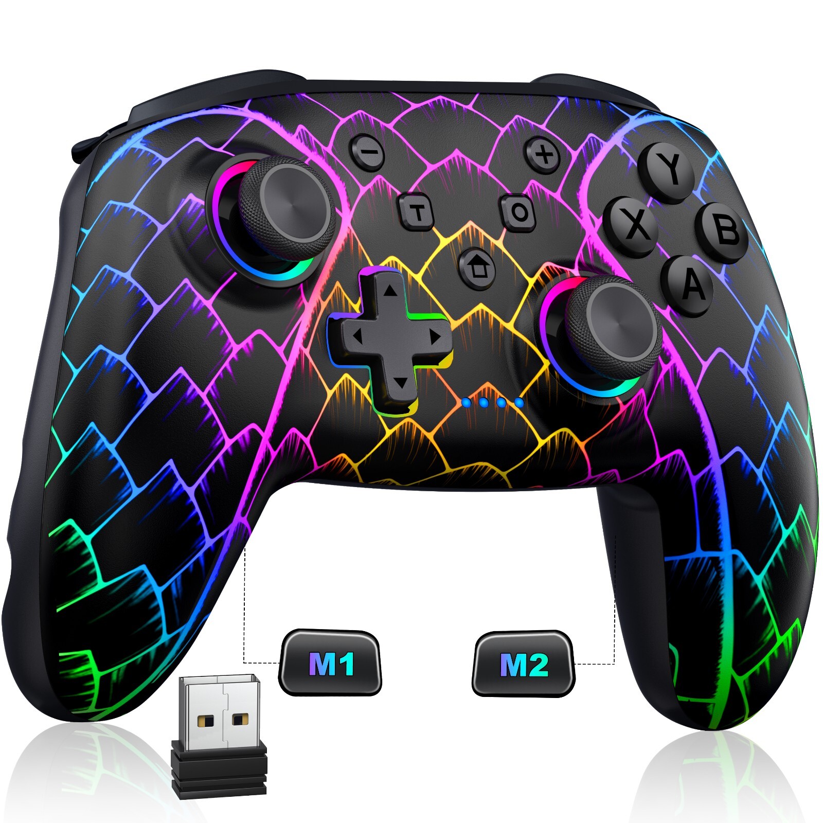 Wireless PC Controller-Bluetooth Controller for Nintendo Switch/OLED,iOS,Android
