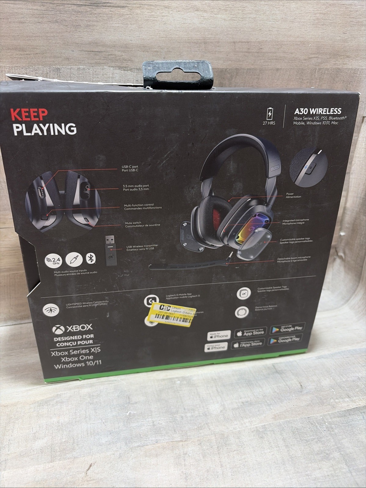 Astro A30 Ear-Cup (Over the Ear) Headsets – Black