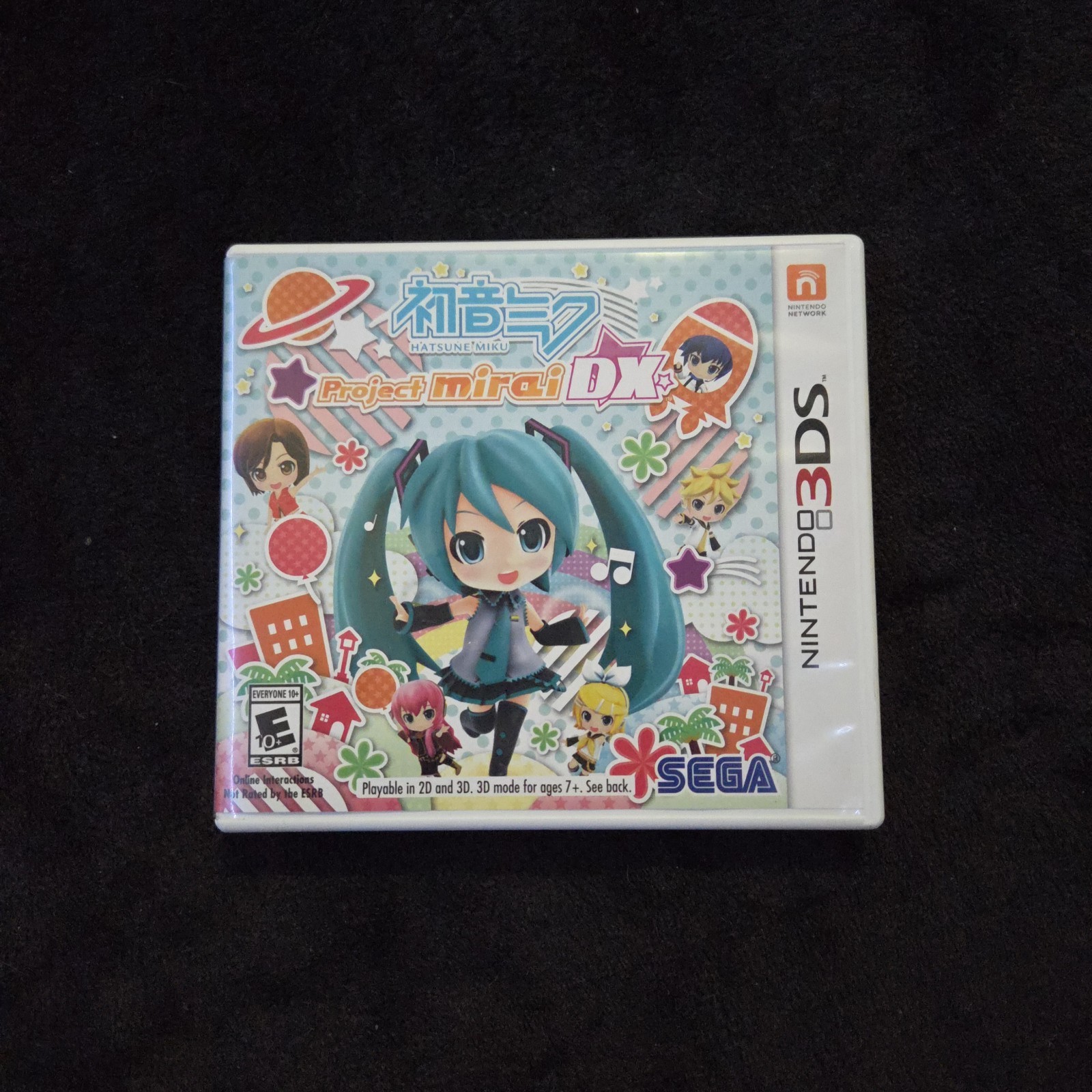 Hatsune Miku: Project Mirai DX Nintendo 3DS US Game Case + Manual ONLY Authentic