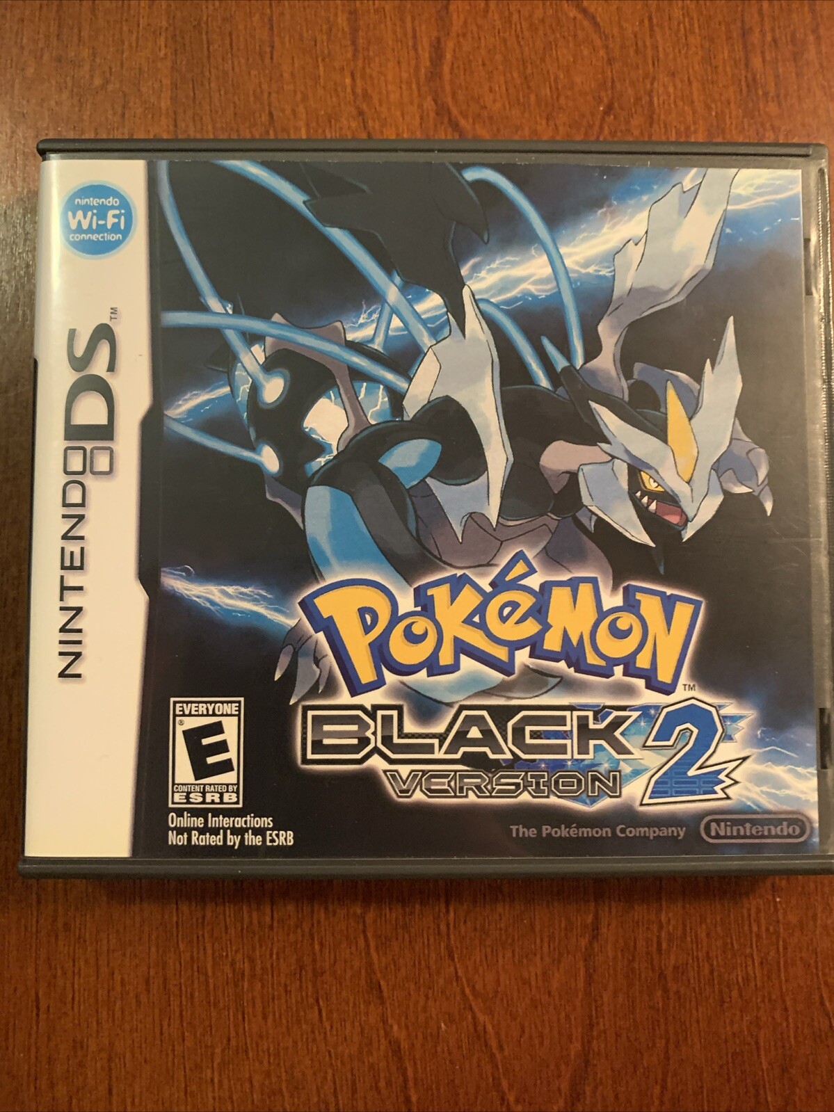 Pokemon Black Version 2 Nintendo DS Replacement Case ONLY No Game – For Display