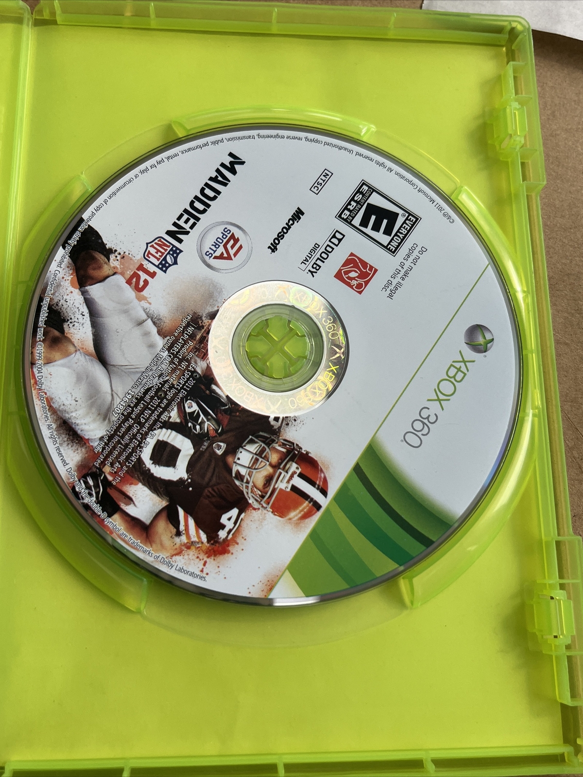 Madden NFL 12 (Microsoft Xbox 360, 2011)