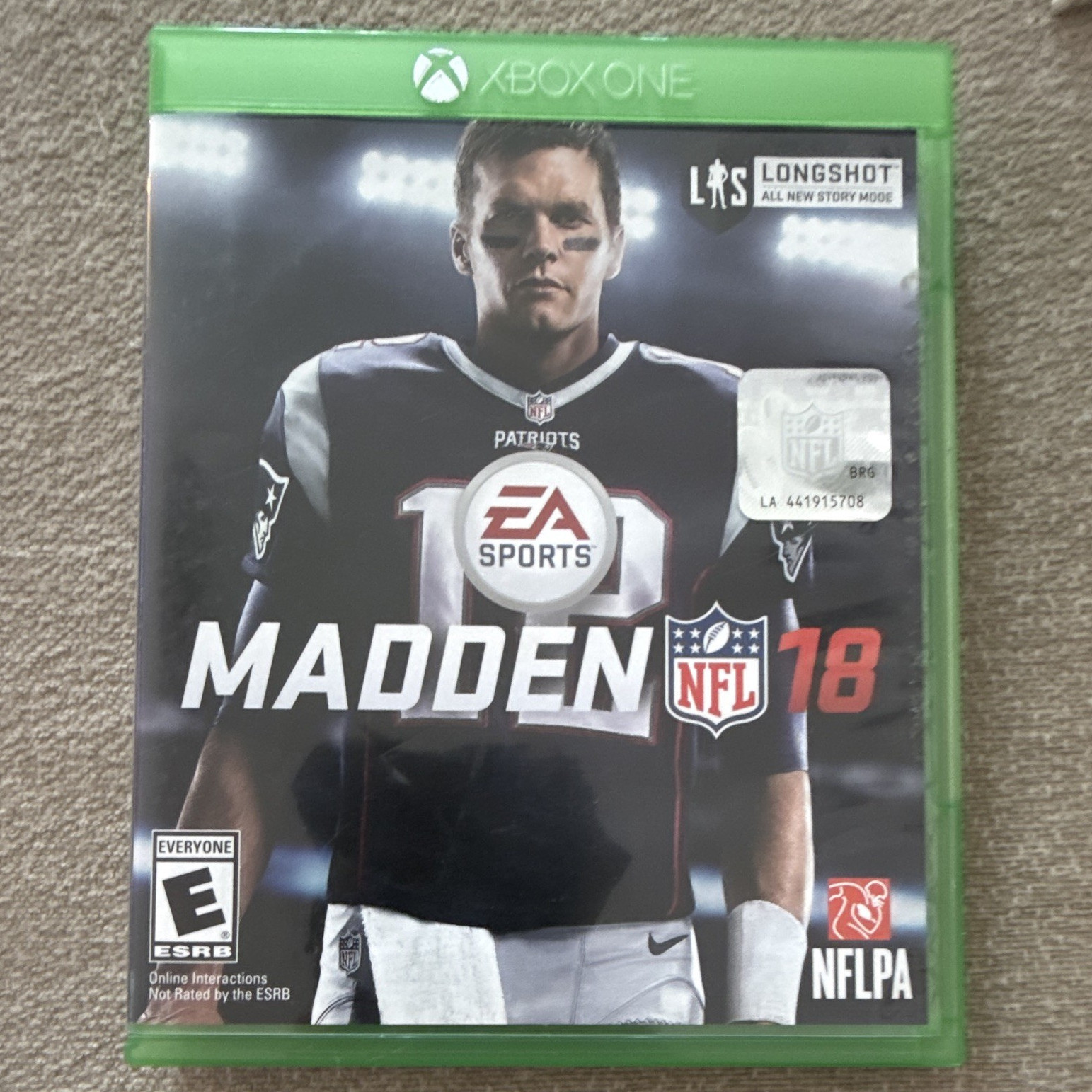 EA SPORTS Madden NFL 18 Xbox One Football Multiplayer E-Everyone NTSC 2017