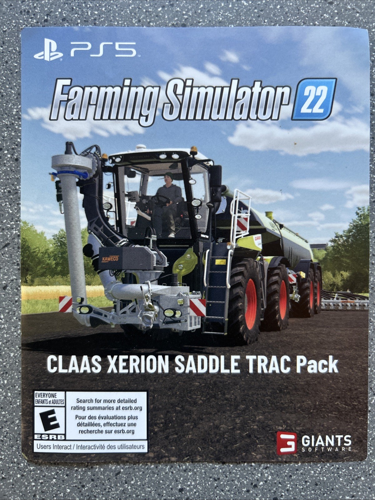 Farming Simulator 22 Claas Xerion Saddle Trac Pack DLC Add-on Playstation 5 PS5
