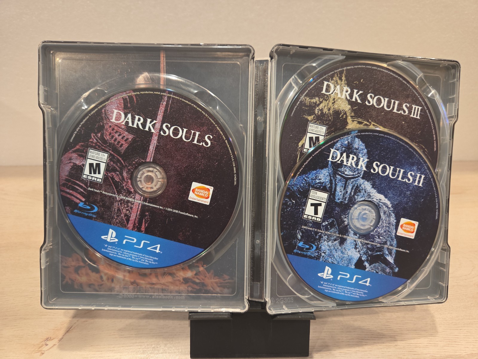 Dark Souls Trilogy 1 2 3 Steelbook Edition for PlayStation 4 PS4 US VERSION