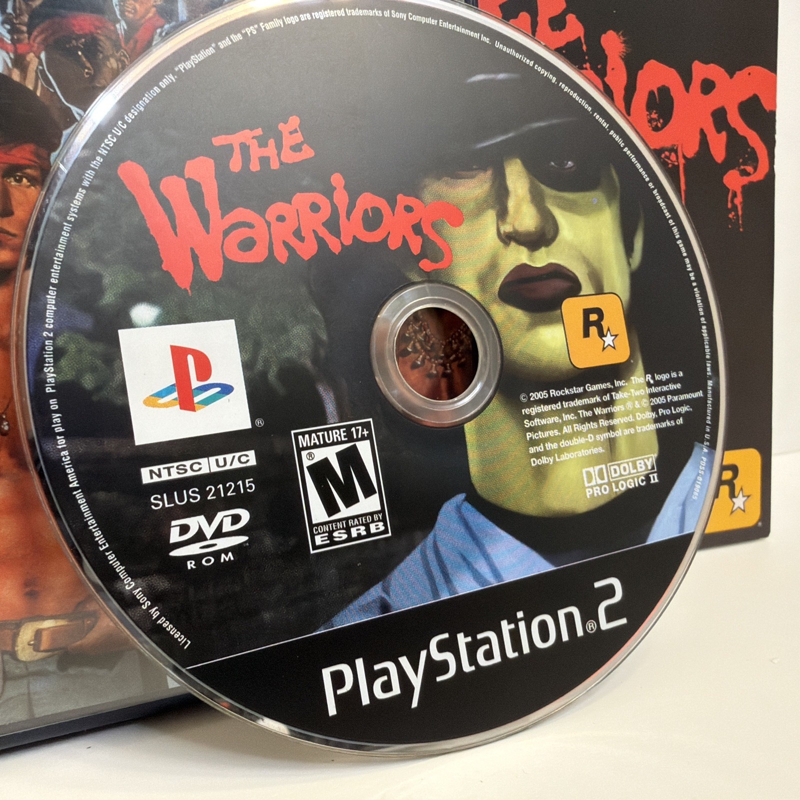 The Warriors PlayStation 2 PS2 game Complete CIB VGC