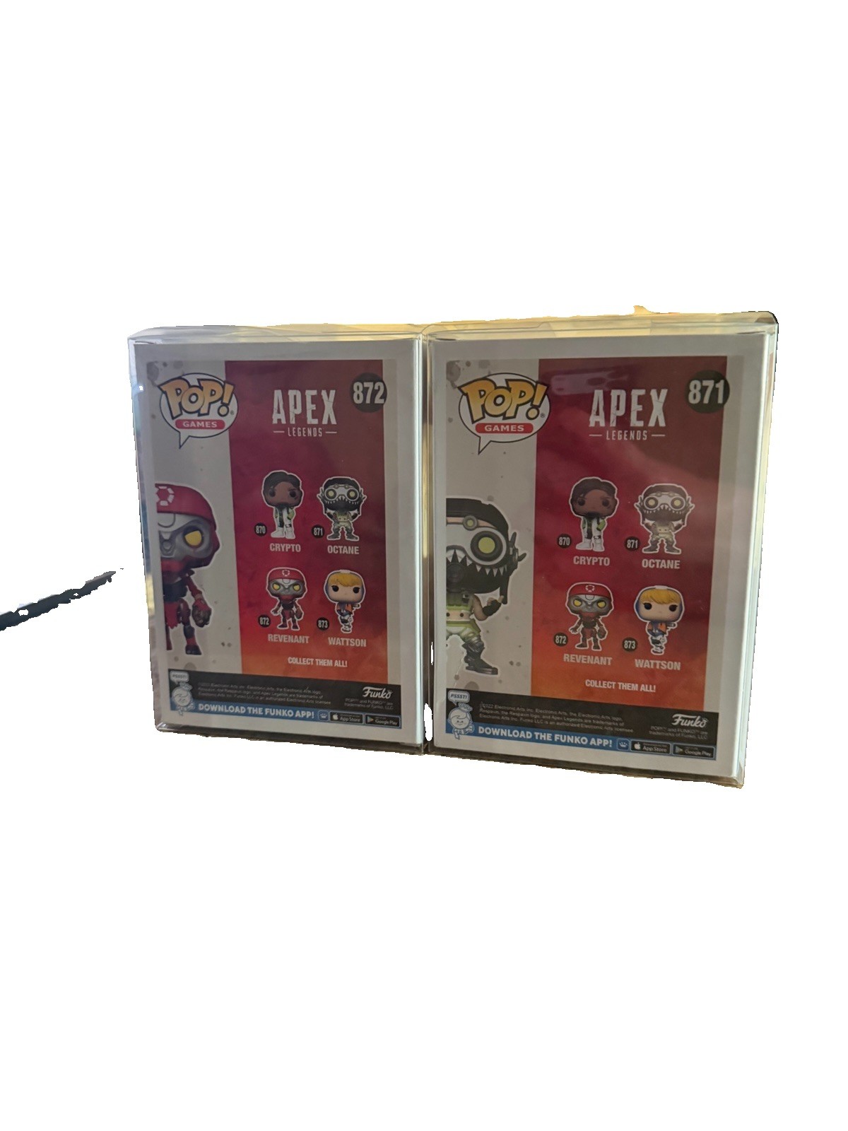 Funko Pop! Games Apex Legends Vinyl Figures Revenant #872 & Octane #871