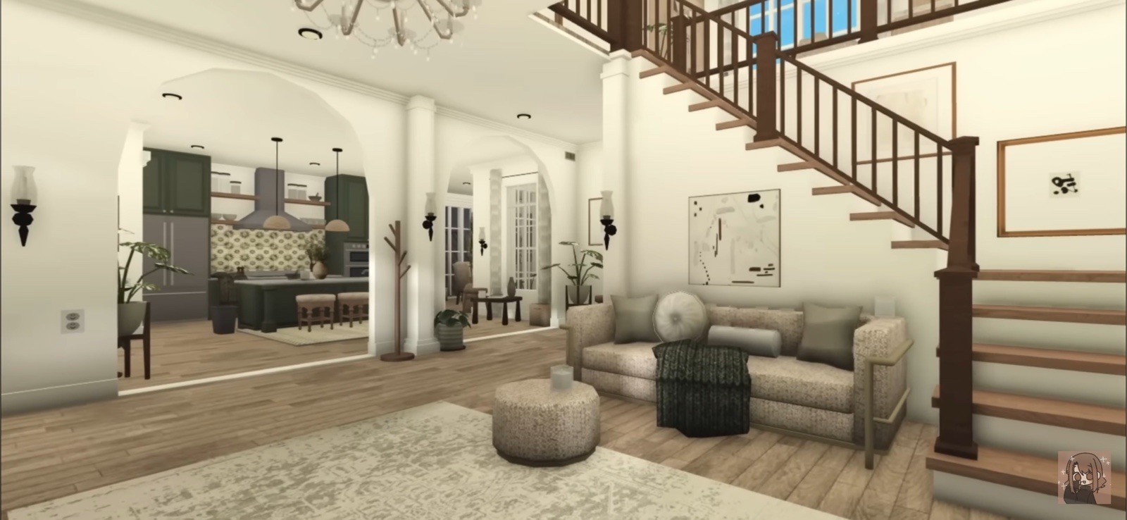 BLOXBURG SUBURBAN HILLSIDE HOME.CHECK DESCRIPTION.FASTBUILDER AFFORDABLE PRICE