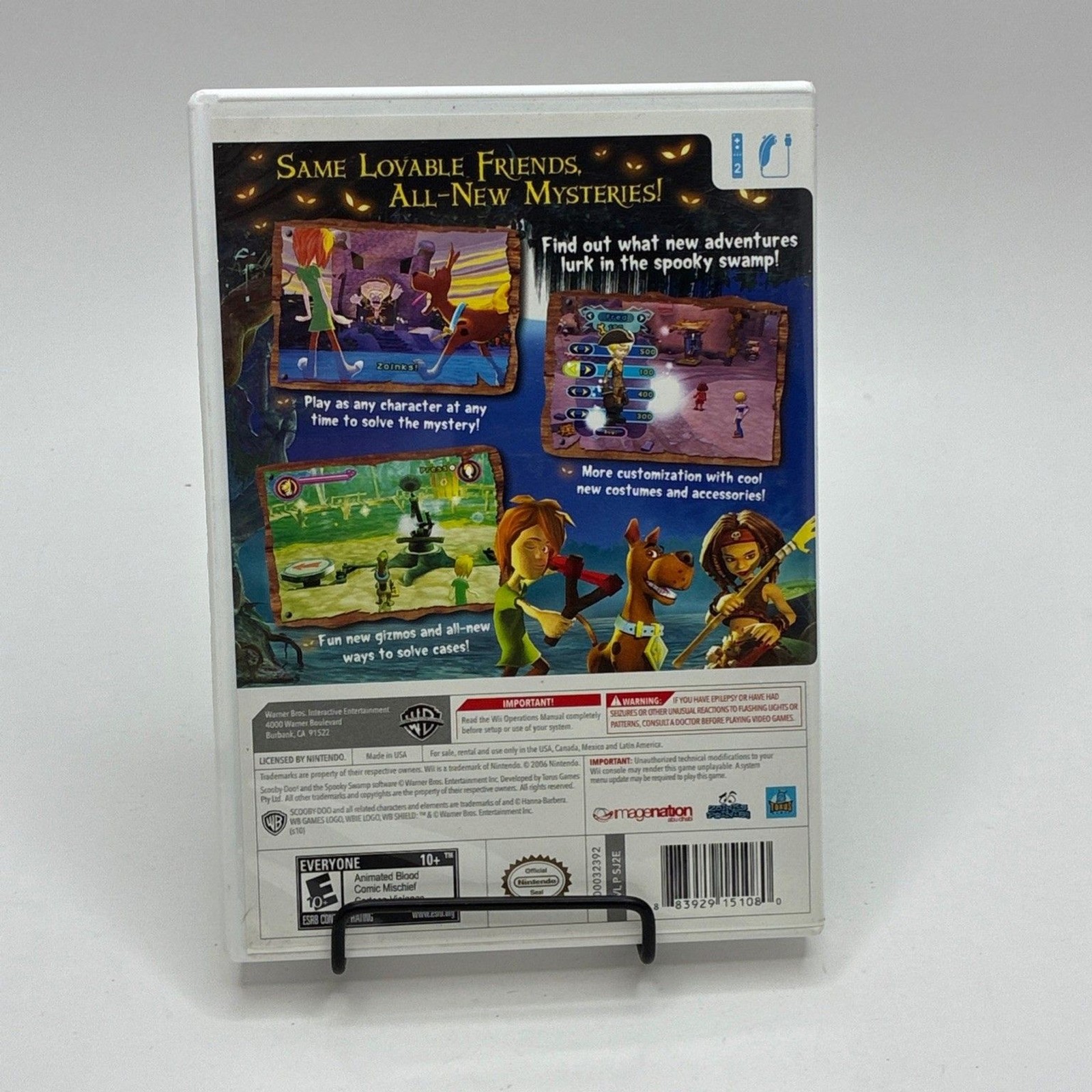 Scooby-Doo! And The Spooky Swamp Wii Video Game Mystery Adventure