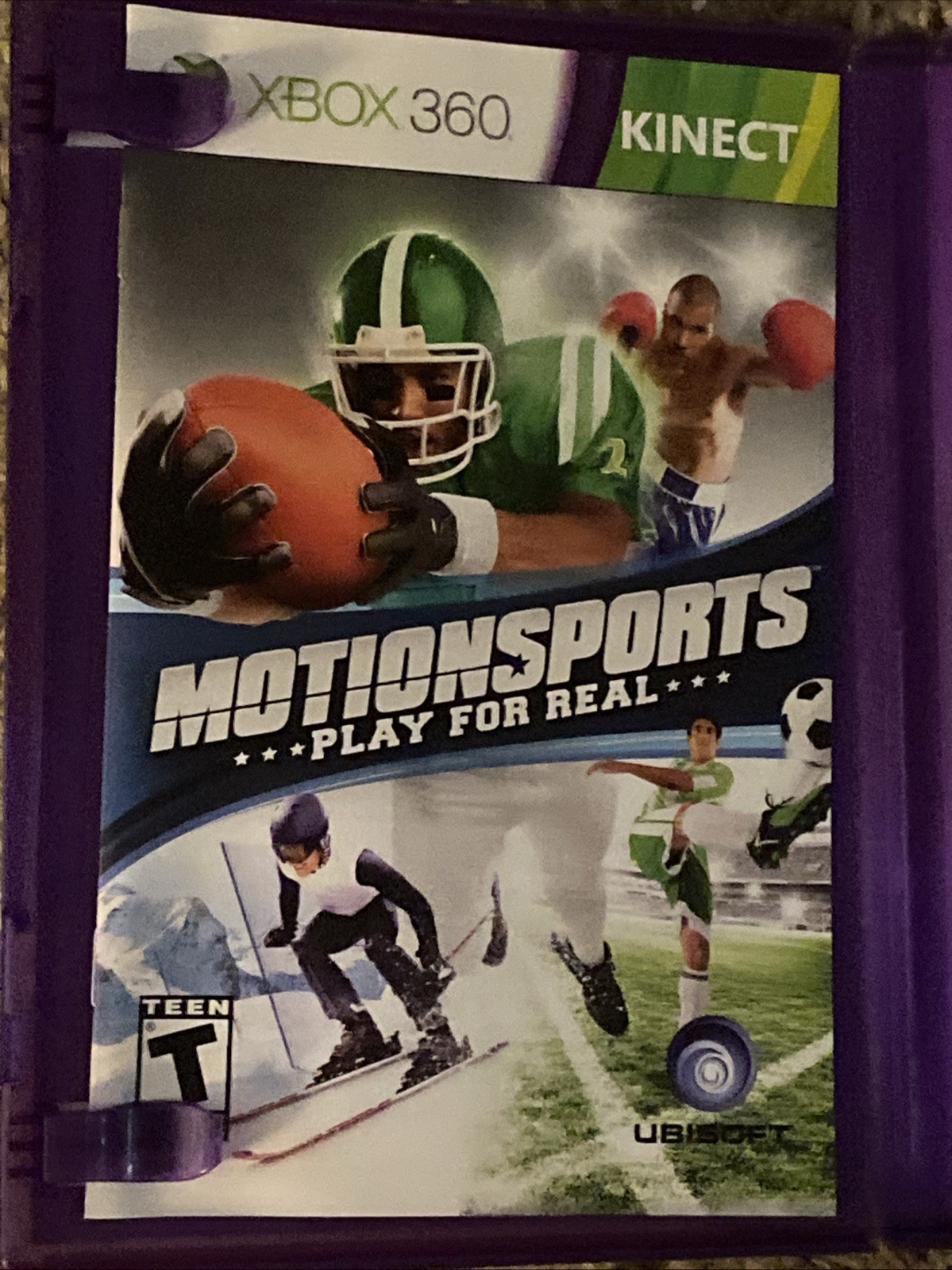 Kinect X Box 360:Motion Sport:Play For Real: Preowned: Teen: Microsoft/