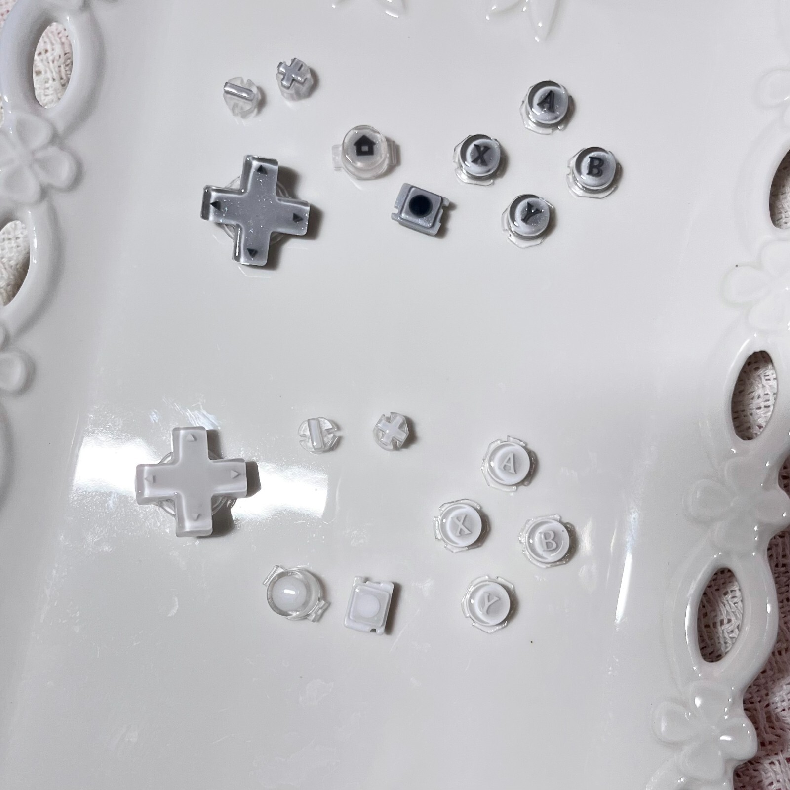 Cute custom switch replacement buttons set