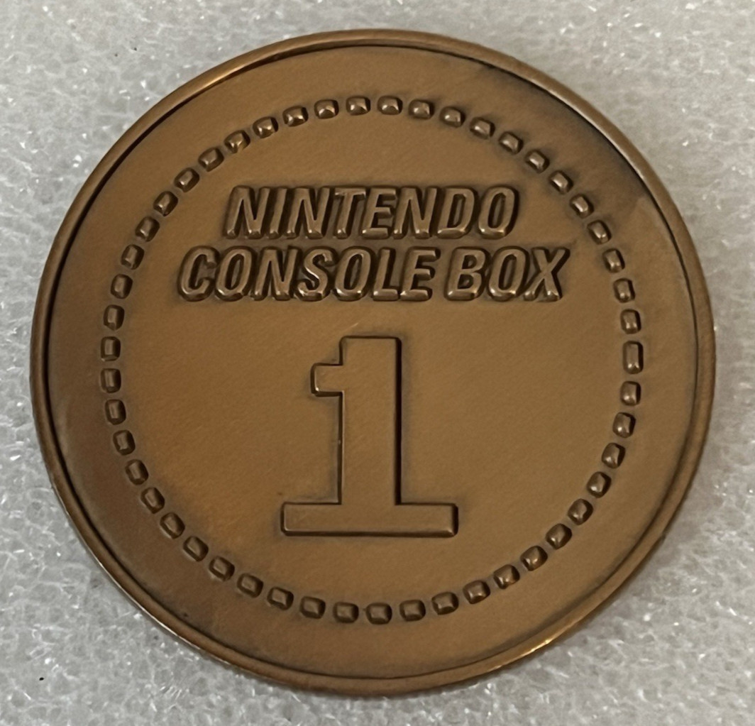2017 Culturefly Nintendo Console Box Collectible Challenge Coin