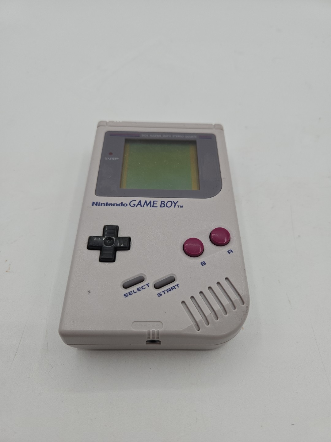 Nintendo Game Boy Original DMG-01 – Tested & Working , Bundle Game NBA No Back