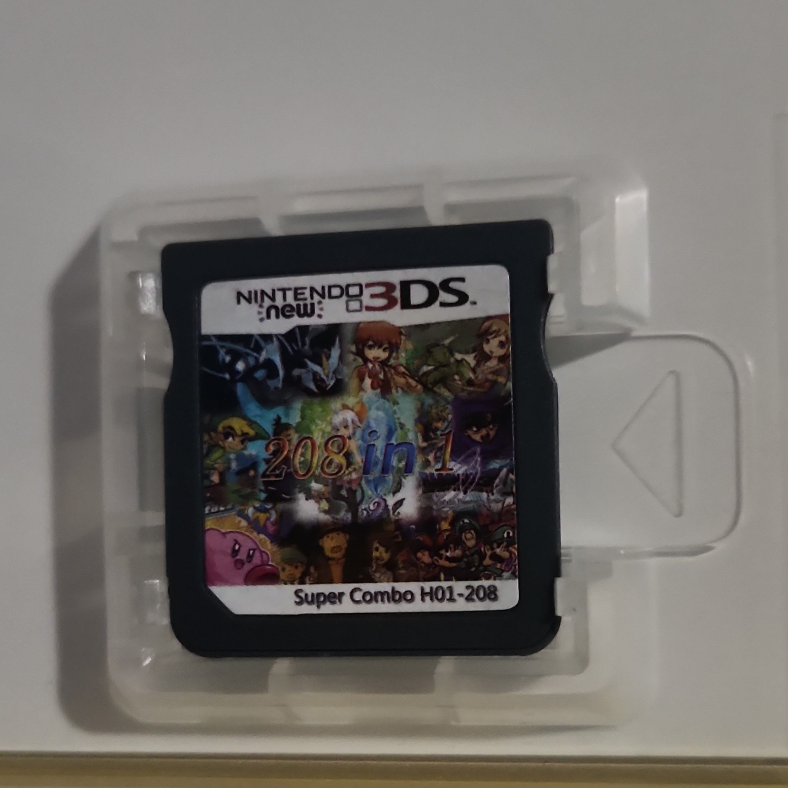 UNOFFICIAL Nintendo 3DS 208 in 1 Super Combo Compilation Game Cartridge