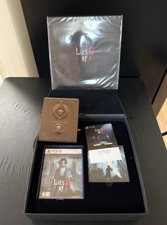 PS5 Lies of P Collector’s Edition Multi-Language Steelbook Figurine Region Free