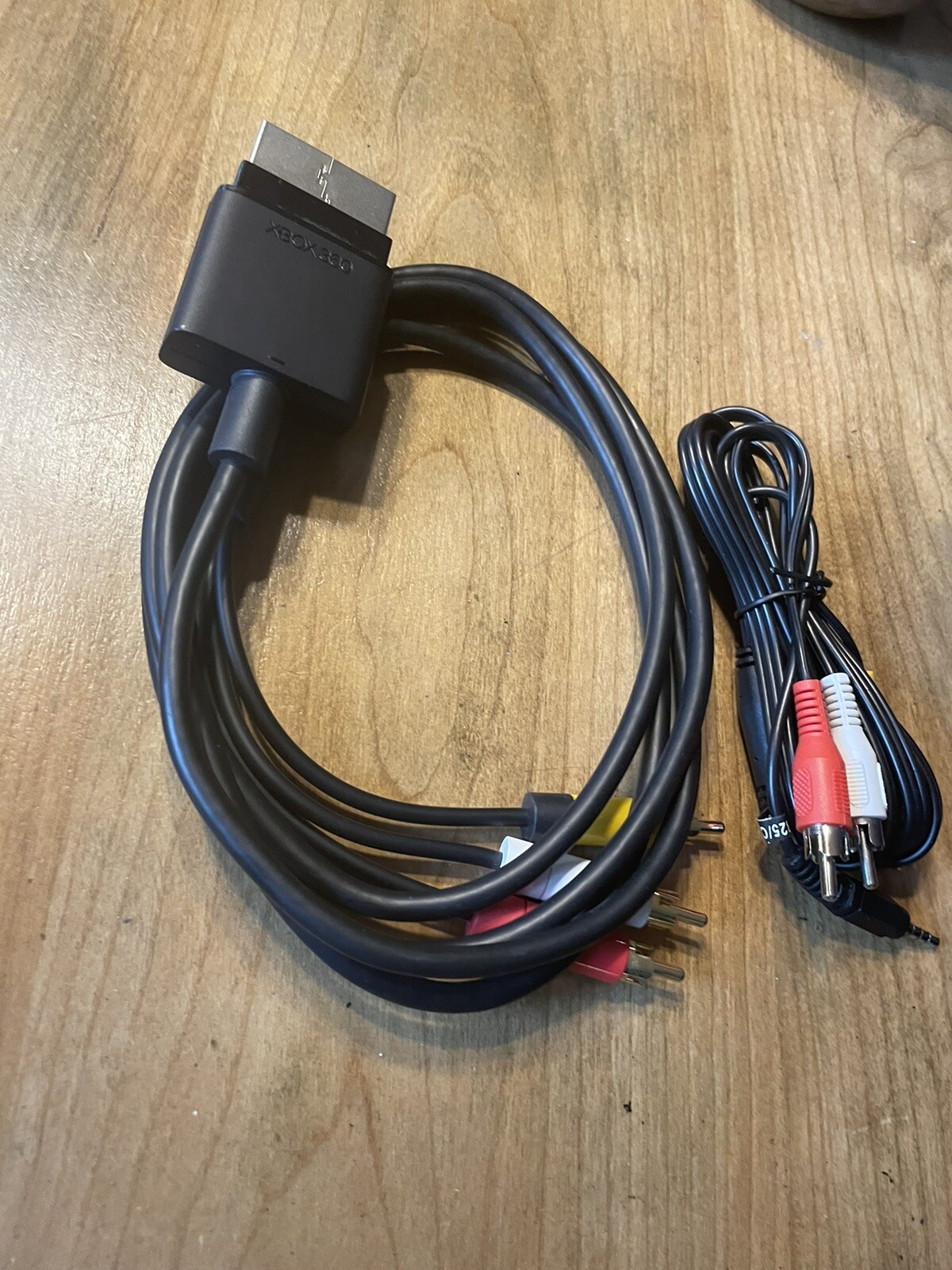 Genuine Original XBOX 360 Composite AV RCA Video Cable Cord Official OEM