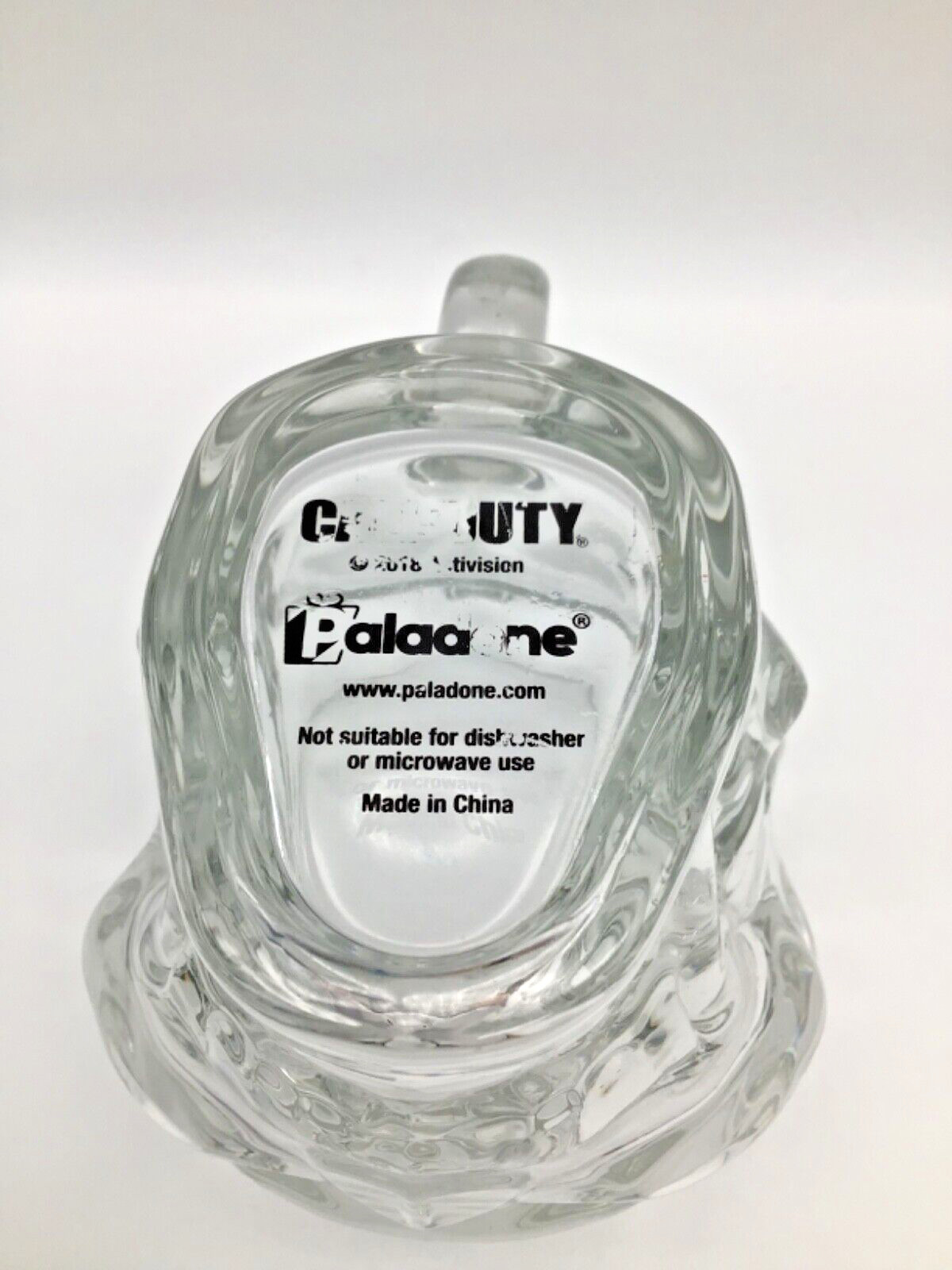 Paladone Activision Call Of Duty 2018 Collectable Skull Glass Drinking Mug