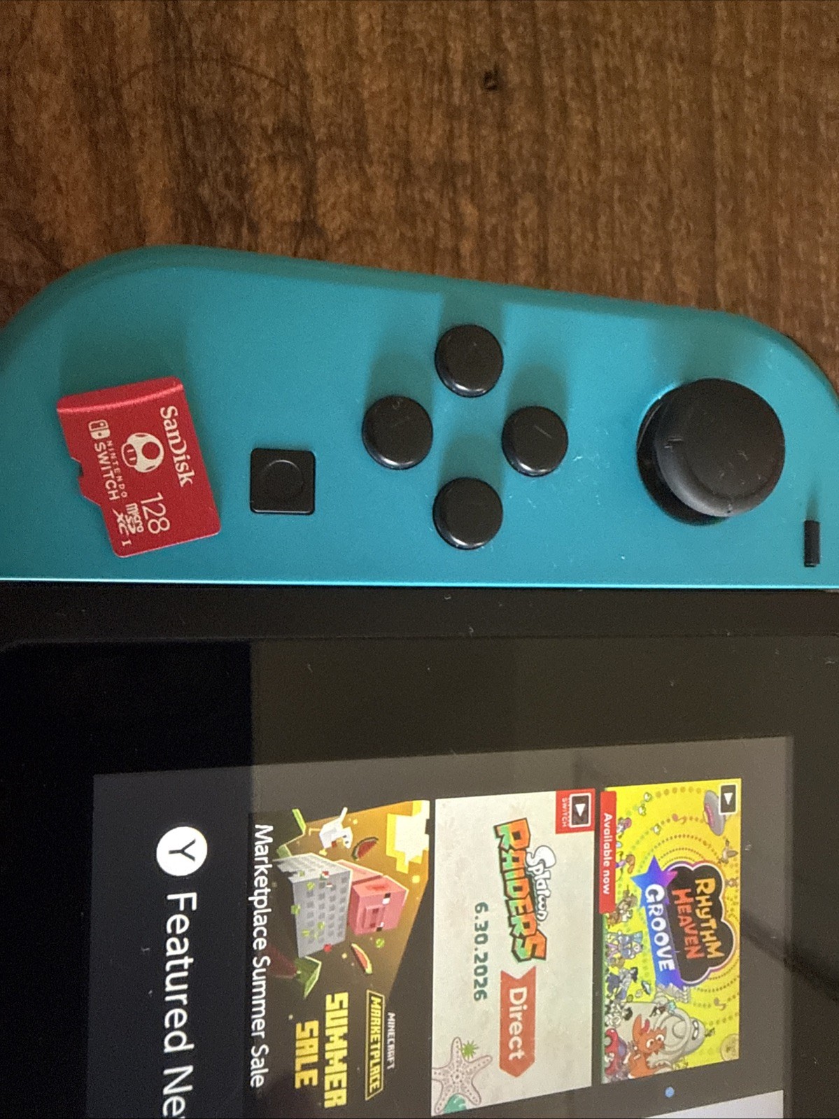 Nintendo Switch HandHeld Orange And Blue Joy Cons