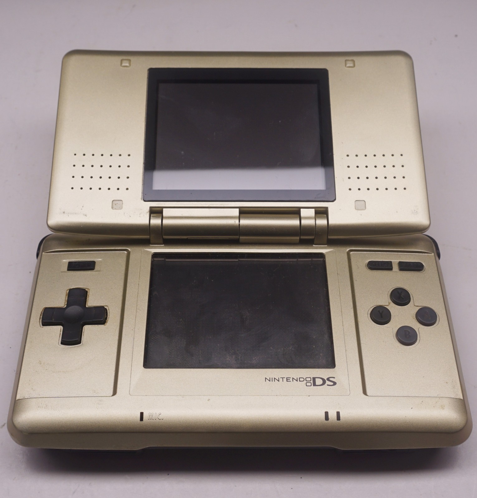 Nintendo DS Original Gold Toys R Us Exclusive Console Only Tested OEM System