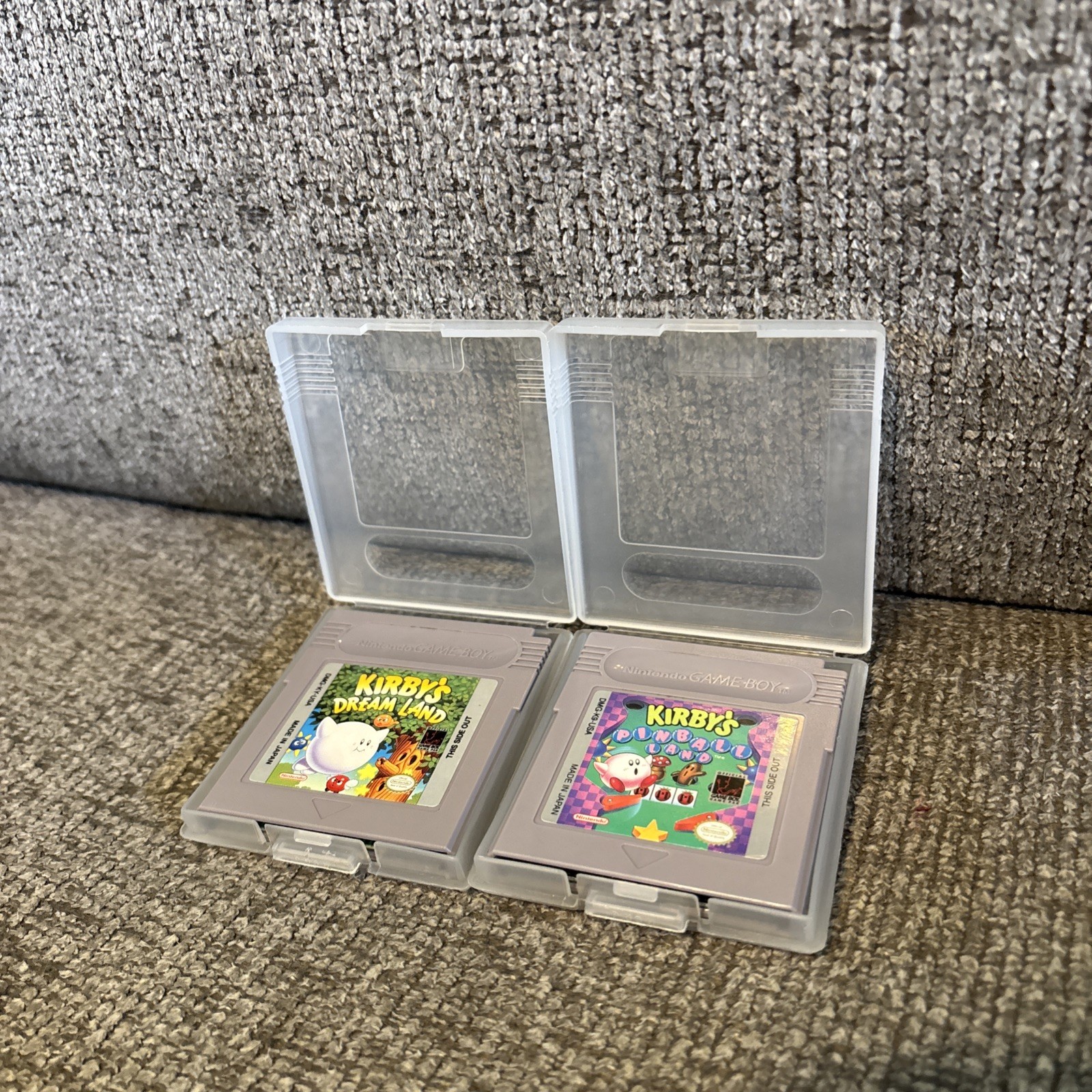 Kirby’s Dream Land + Kirby’s Pinball Land – Nintendo Game Boy Lot Of 2 Games