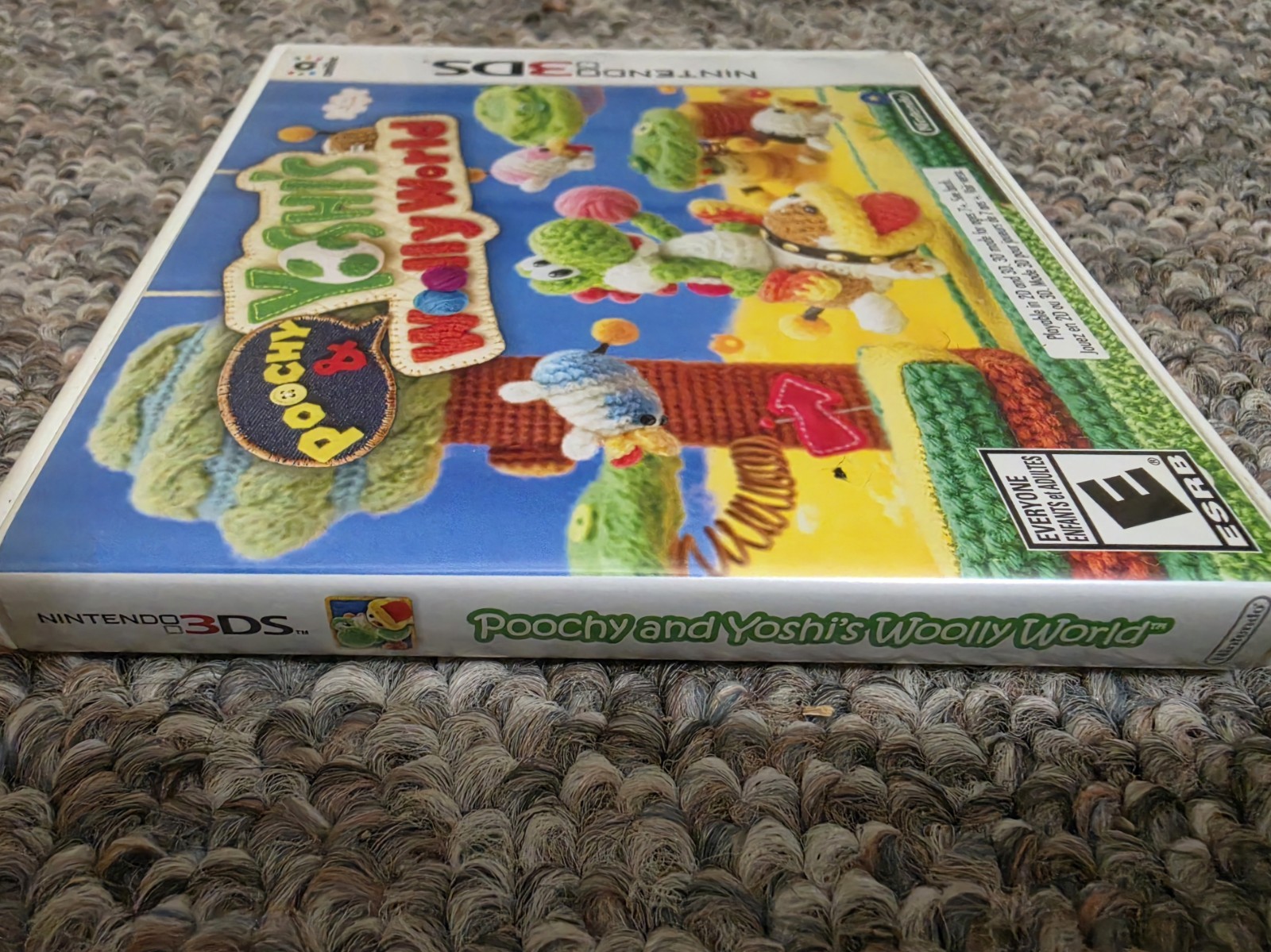 Poochy Yoshis Woolly World for Nintendo 3DS Game