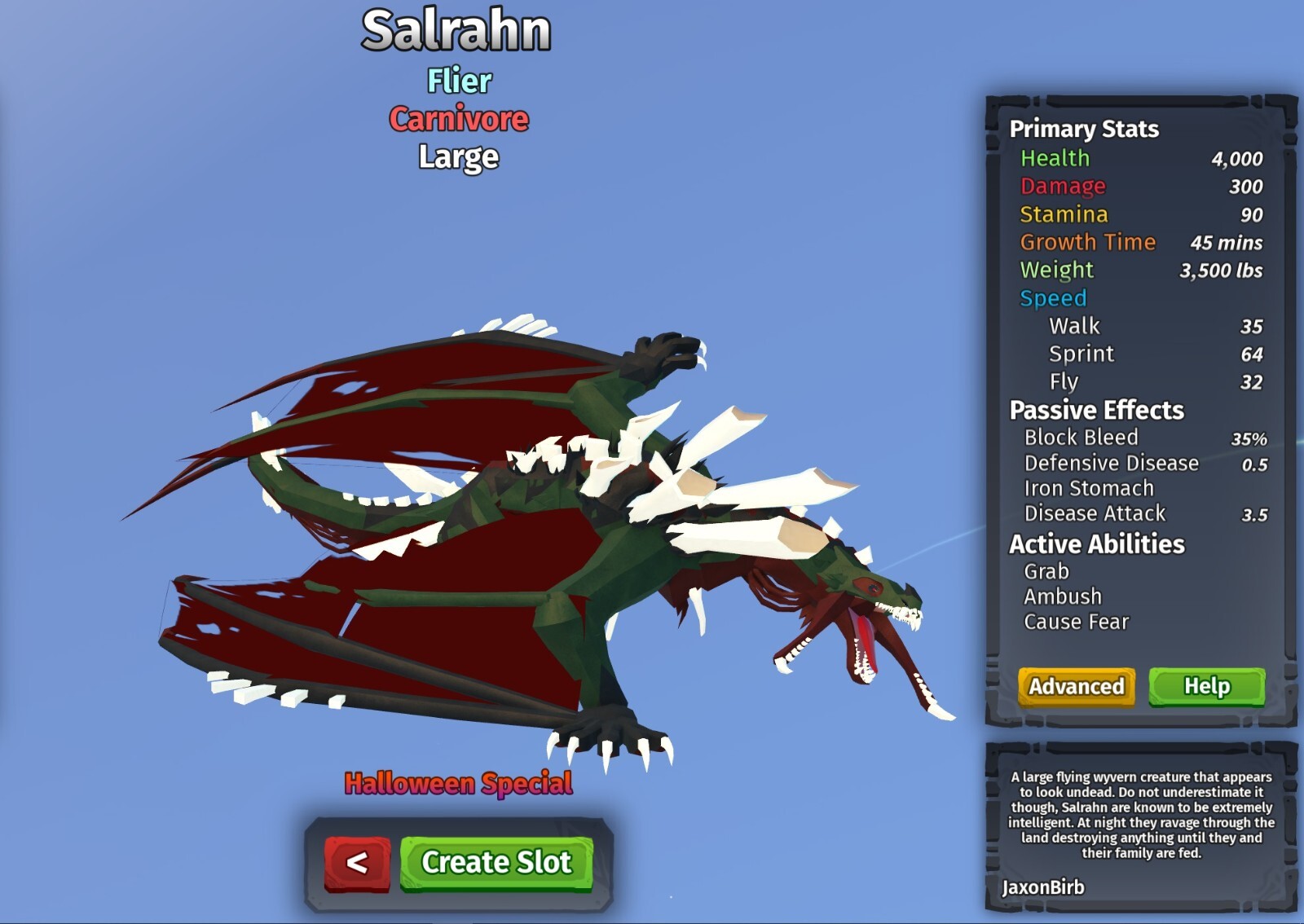 Salrahn Species | Creatures of Sonaria | Roblox