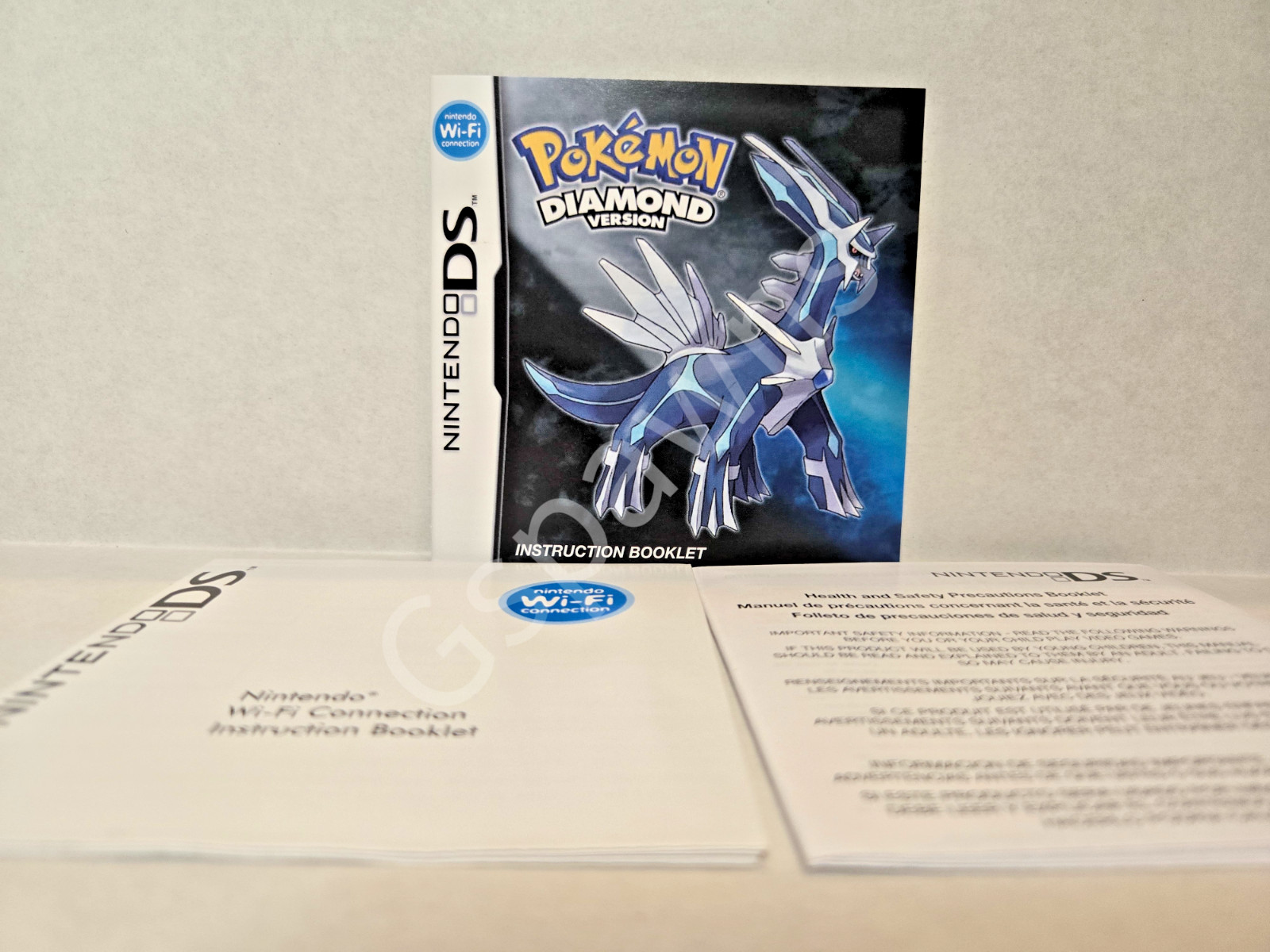 Pokémon Diamond Version Replacement Case and Manual Only (No Game) Nintendo DS